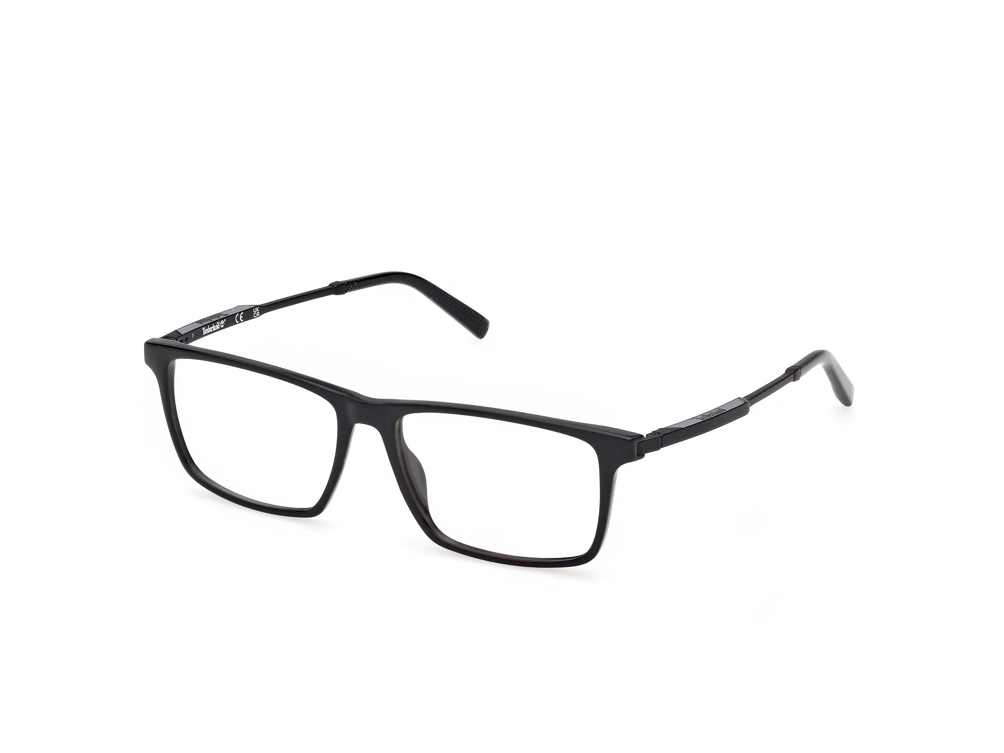 Timberland TB50093 001 Montature da vista Iniettato Nero Squadrata Normale - immagine 1