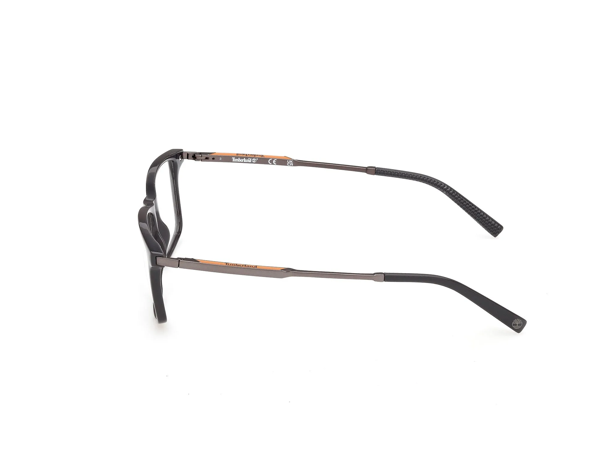 Timberland TB50093 020 Montature da vista Iniettato Grigio Squadrata Normale - immagine 3