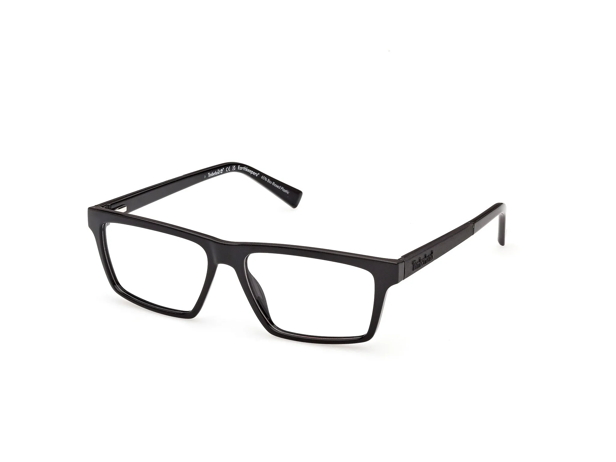Timberland TB50091 001 Montature da vista Iniettato Nero Squadrata Normale - immagine 1