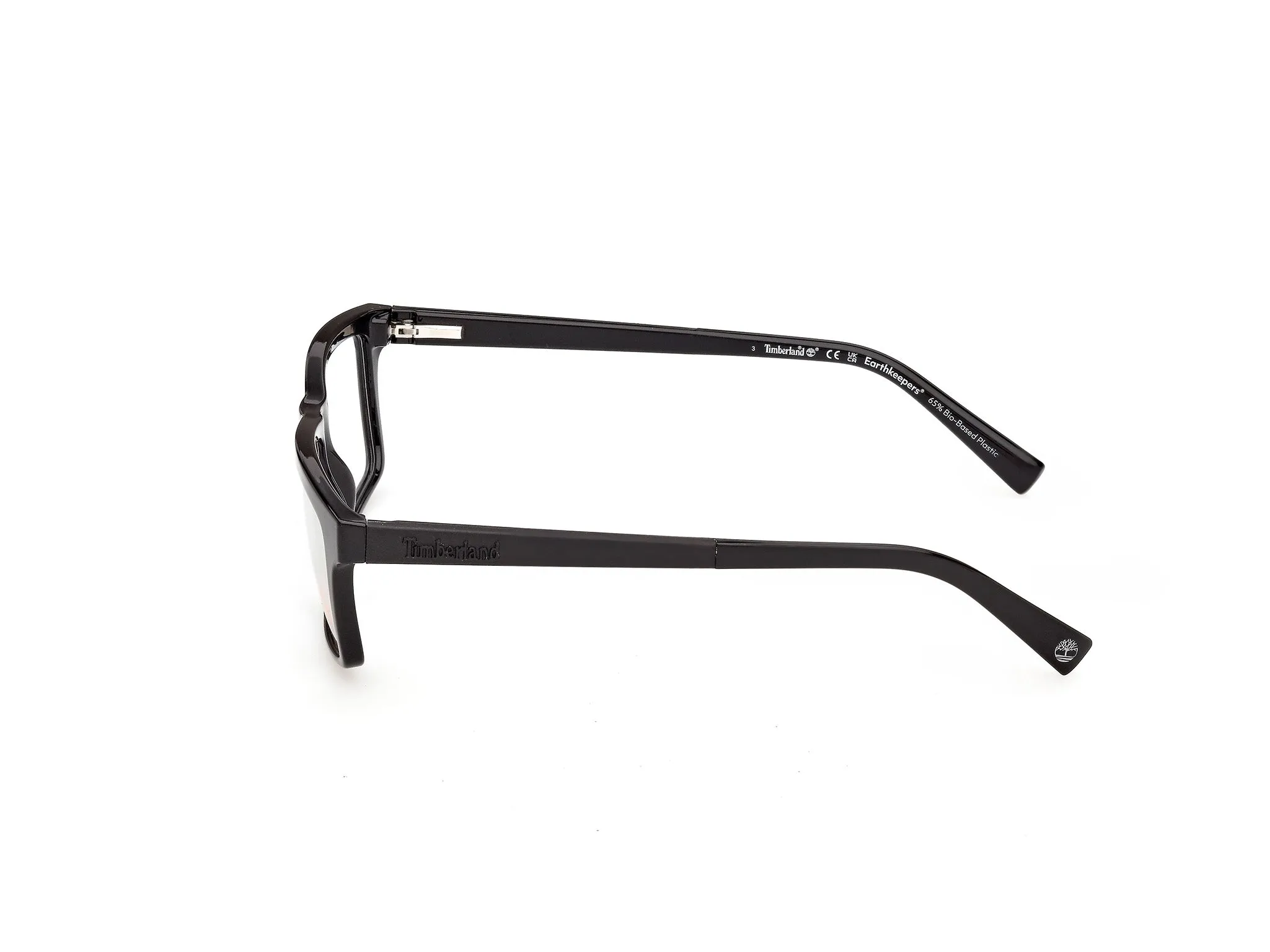 Timberland TB50091 001 Montature da vista Iniettato Nero Squadrata Normale - immagine 3