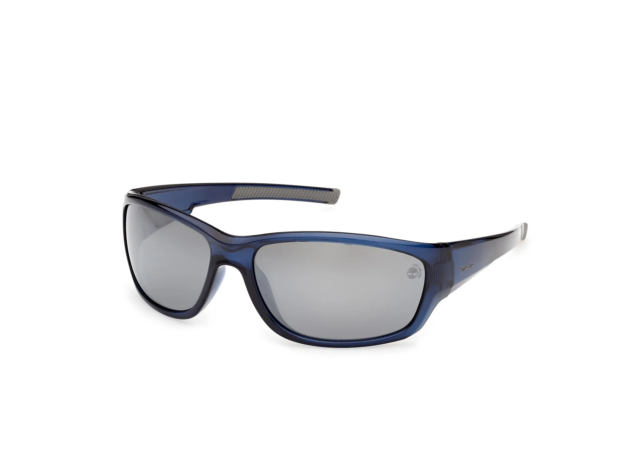 Timberland TB00083 90D Occhiali da sole Iniettato Blu Fumo Squadrata Polarizzata - immagine 1