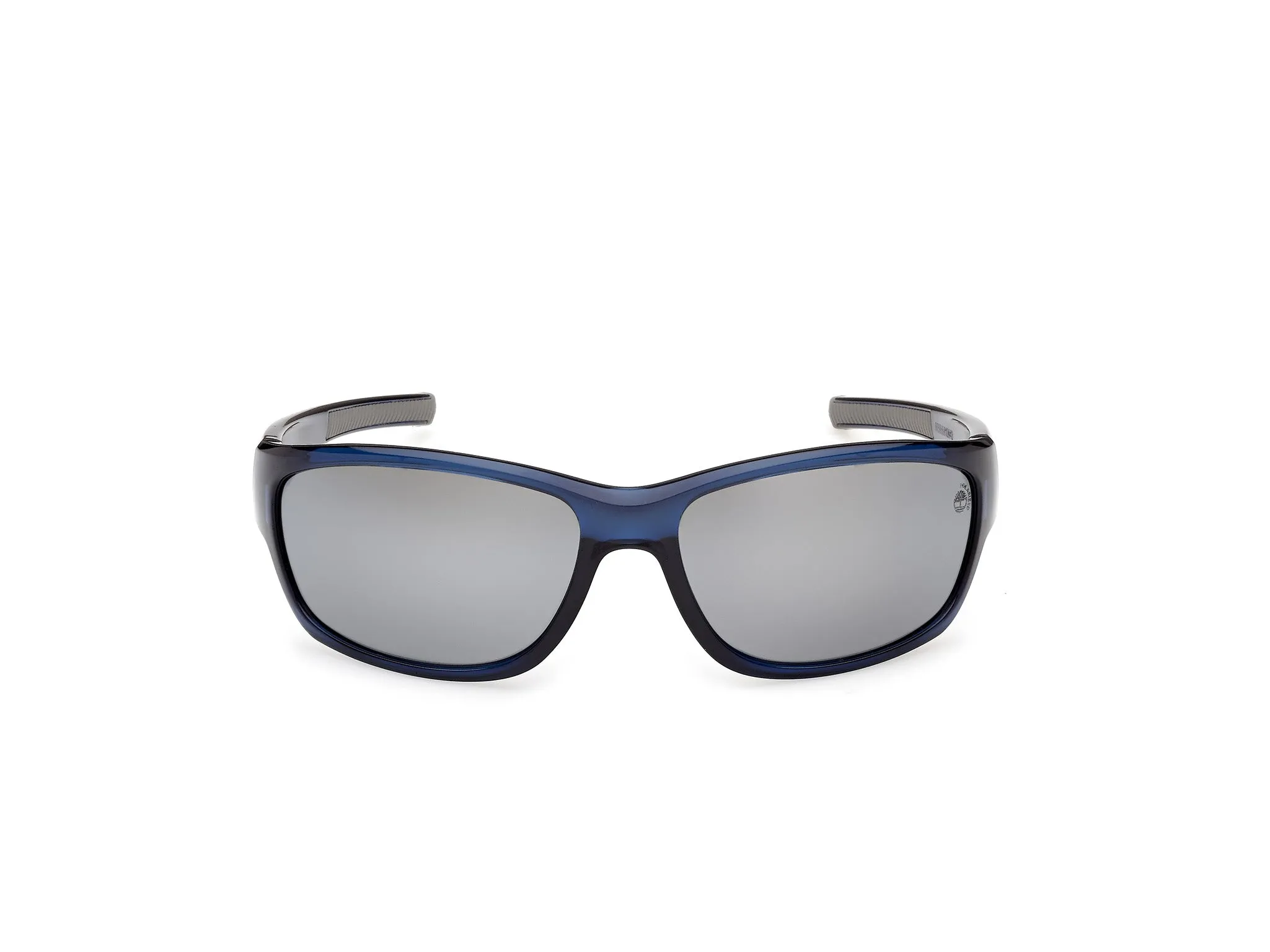 Timberland TB00083 90D Occhiali da sole Iniettato Blu Fumo Squadrata Polarizzata - immagine 2