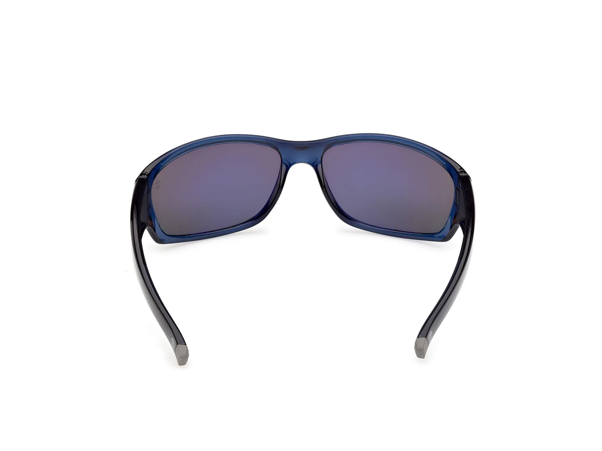 Timberland TB00083 90D Occhiali da sole Iniettato Blu Fumo Squadrata Polarizzata - immagine 4