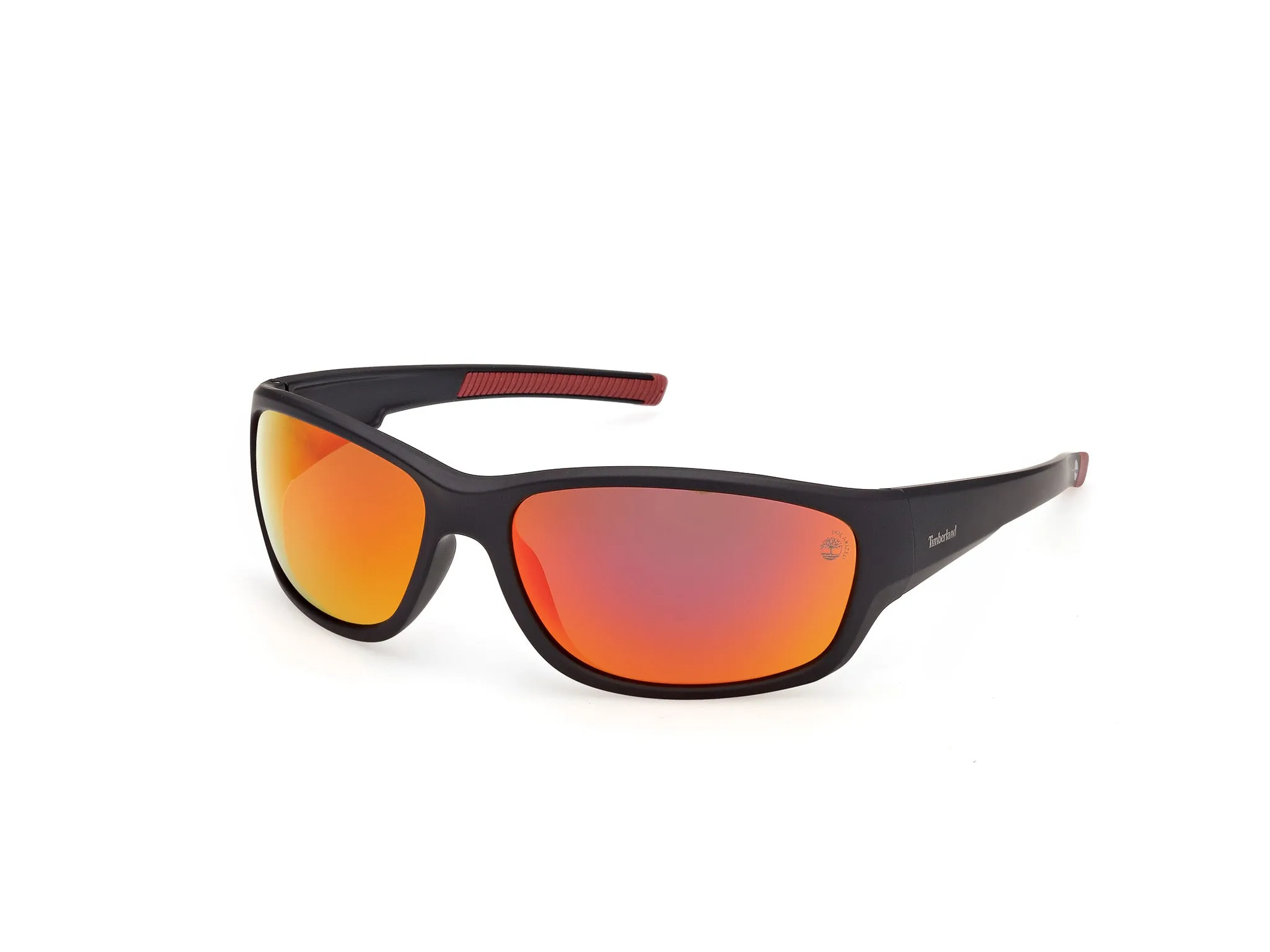 Timberland TB00083 02D Occhiali da sole Iniettato Nero Fumo Squadrata Polarizzata - immagine 1