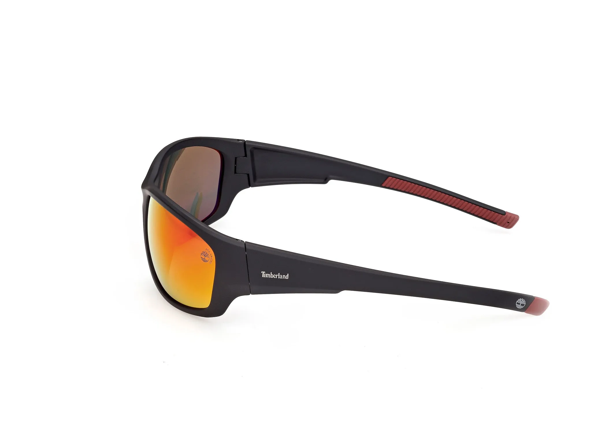 Timberland TB00083 02D Occhiali da sole Iniettato Nero Fumo Squadrata Polarizzata - immagine 3