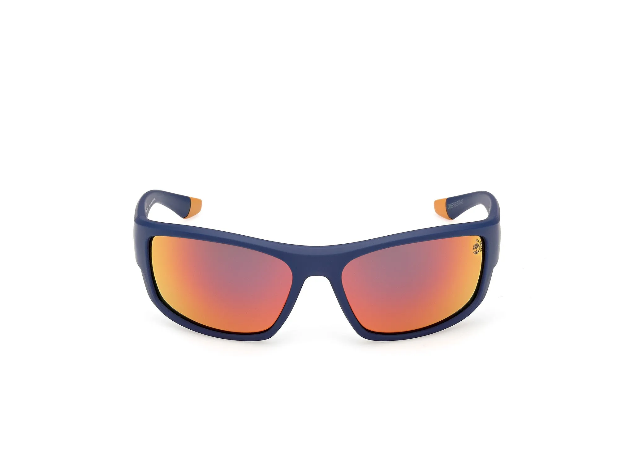 Timberland TB00081 91D Occhiali da sole Iniettato Blu Fumo Squadrata Polarizzata - immagine 2