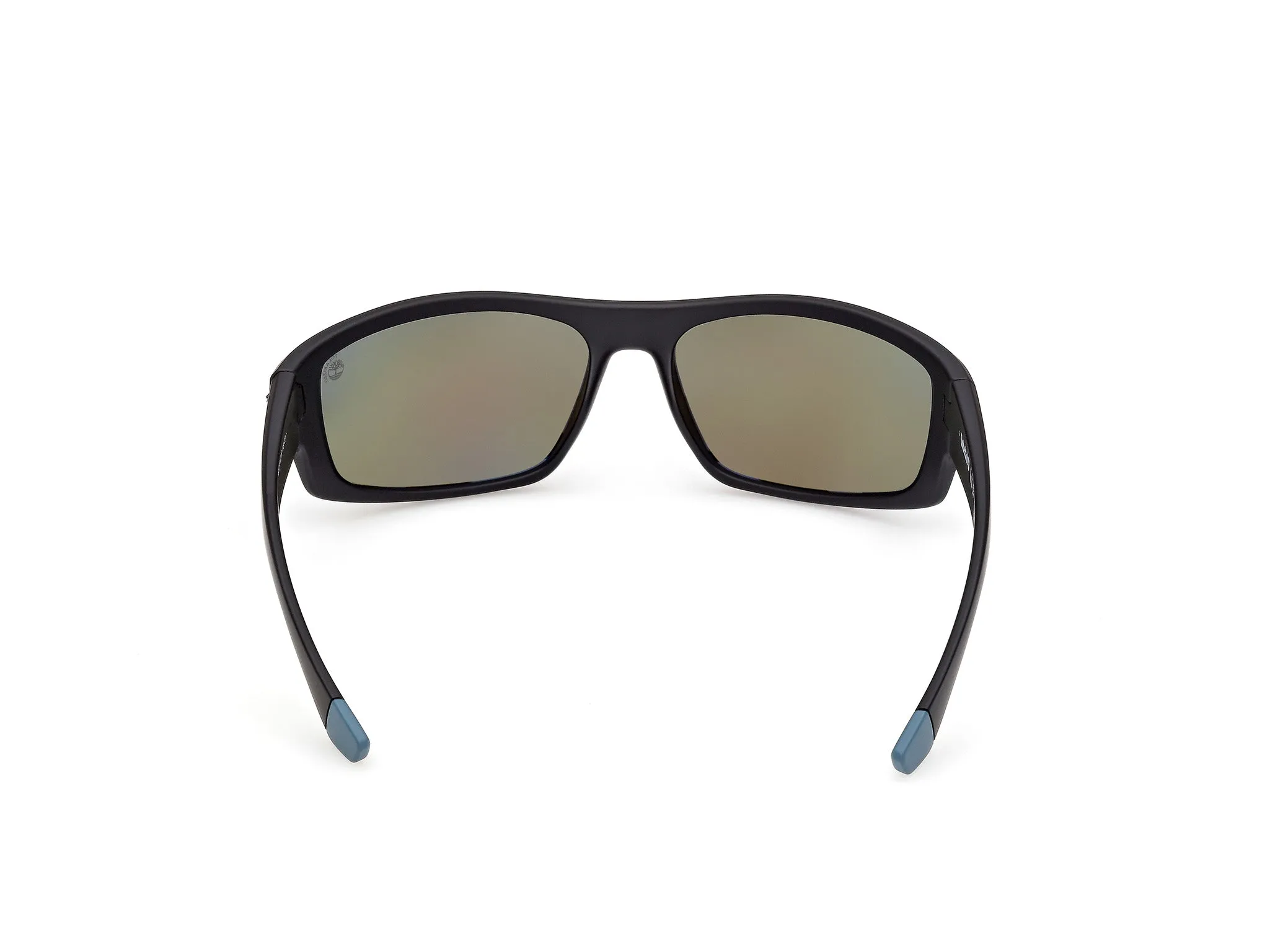 Timberland TB00081 02D Occhiali da sole Iniettato Nero Blu Squadrata Polarizzata - immagine 4