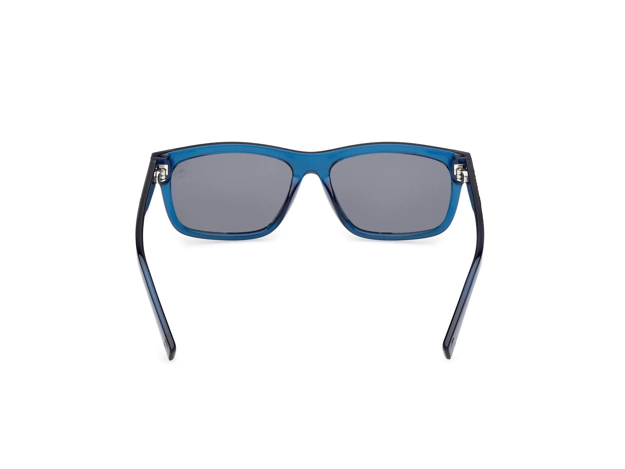 Timberland TB00080 90D Occhiali da sole Iniettato Blu Fumo Squadrata Polarizzata - immagine 4