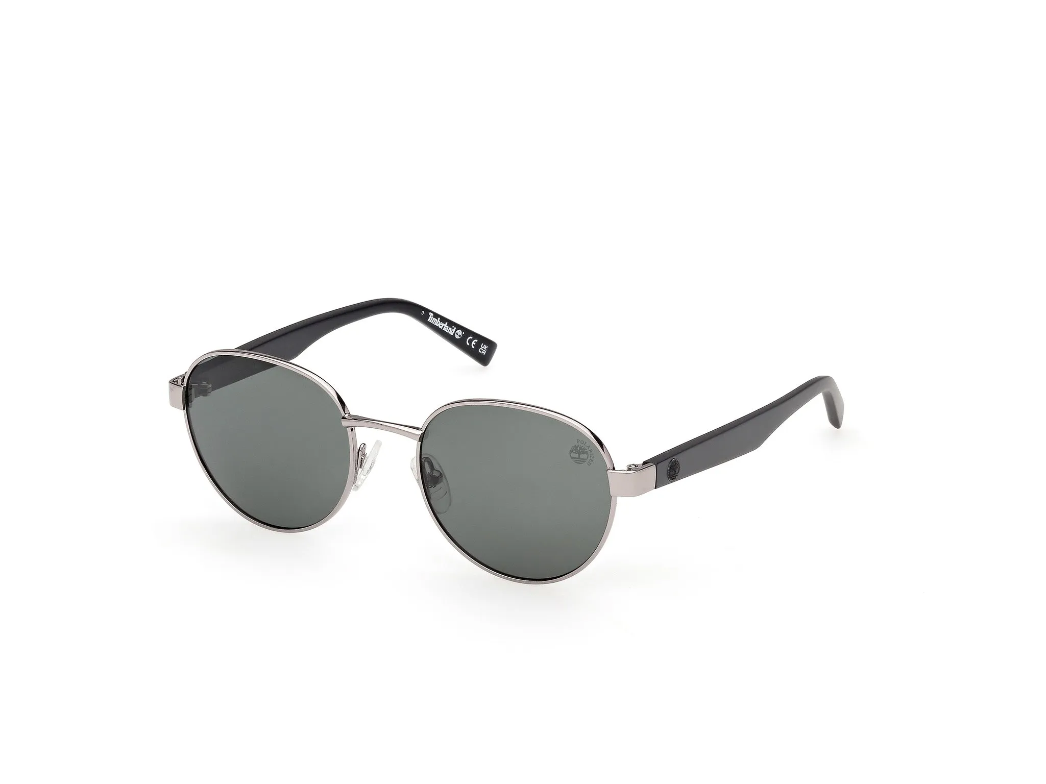 Timberland TB00079 10R Occhiali da sole Verde Rotonda Polarizzata - immagine 1