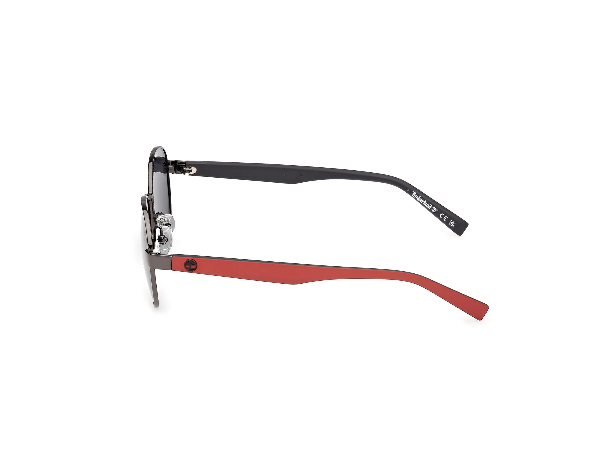 Timberland TB00079 08D Occhiali da sole Canna di fucile Fumo Rotonda Polarizzata - immagine 3