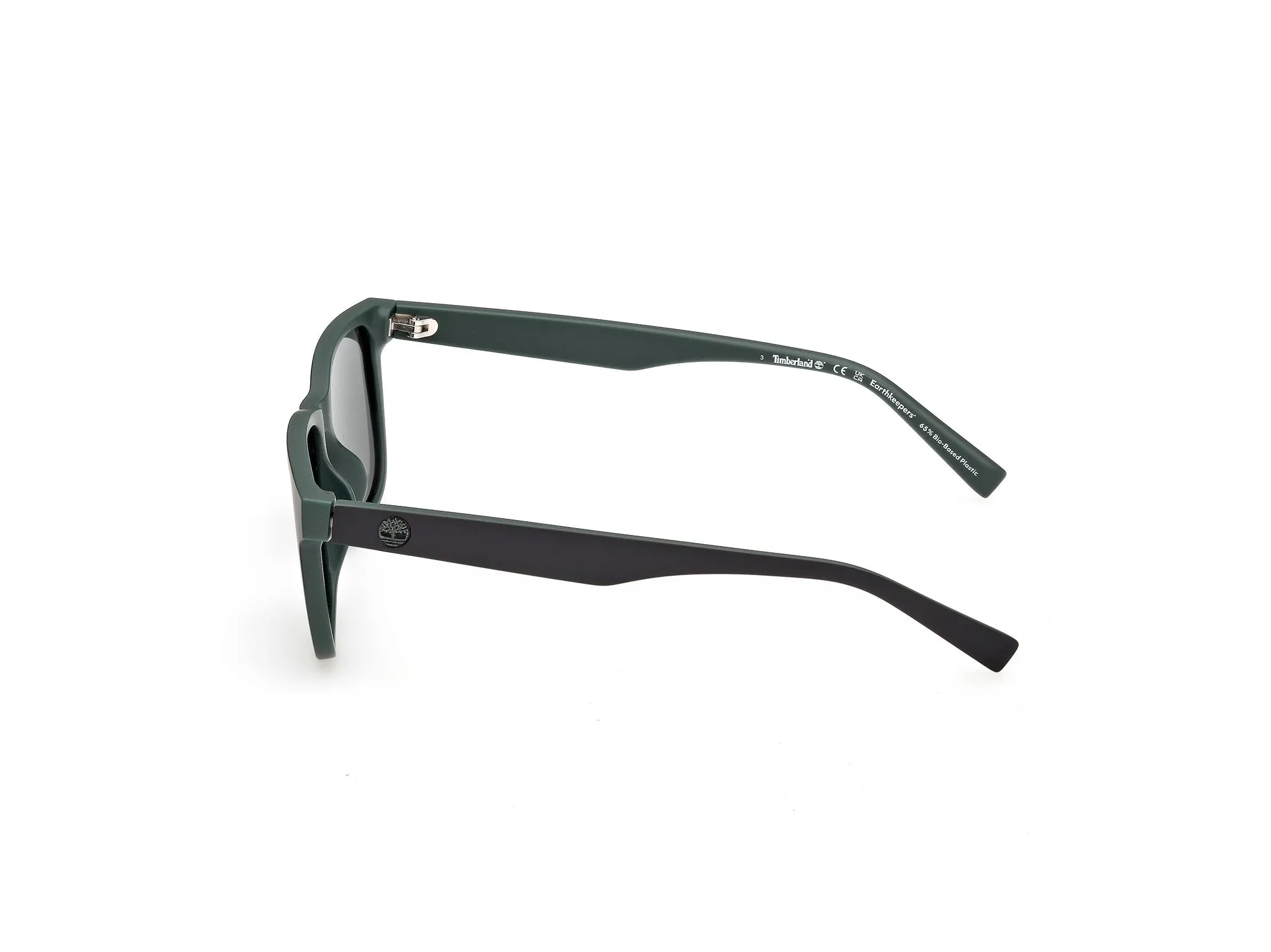 Timberland TB00078 02R Occhiali da sole Iniettato Nero Verde Squadrata Polarizzata - immagine 3