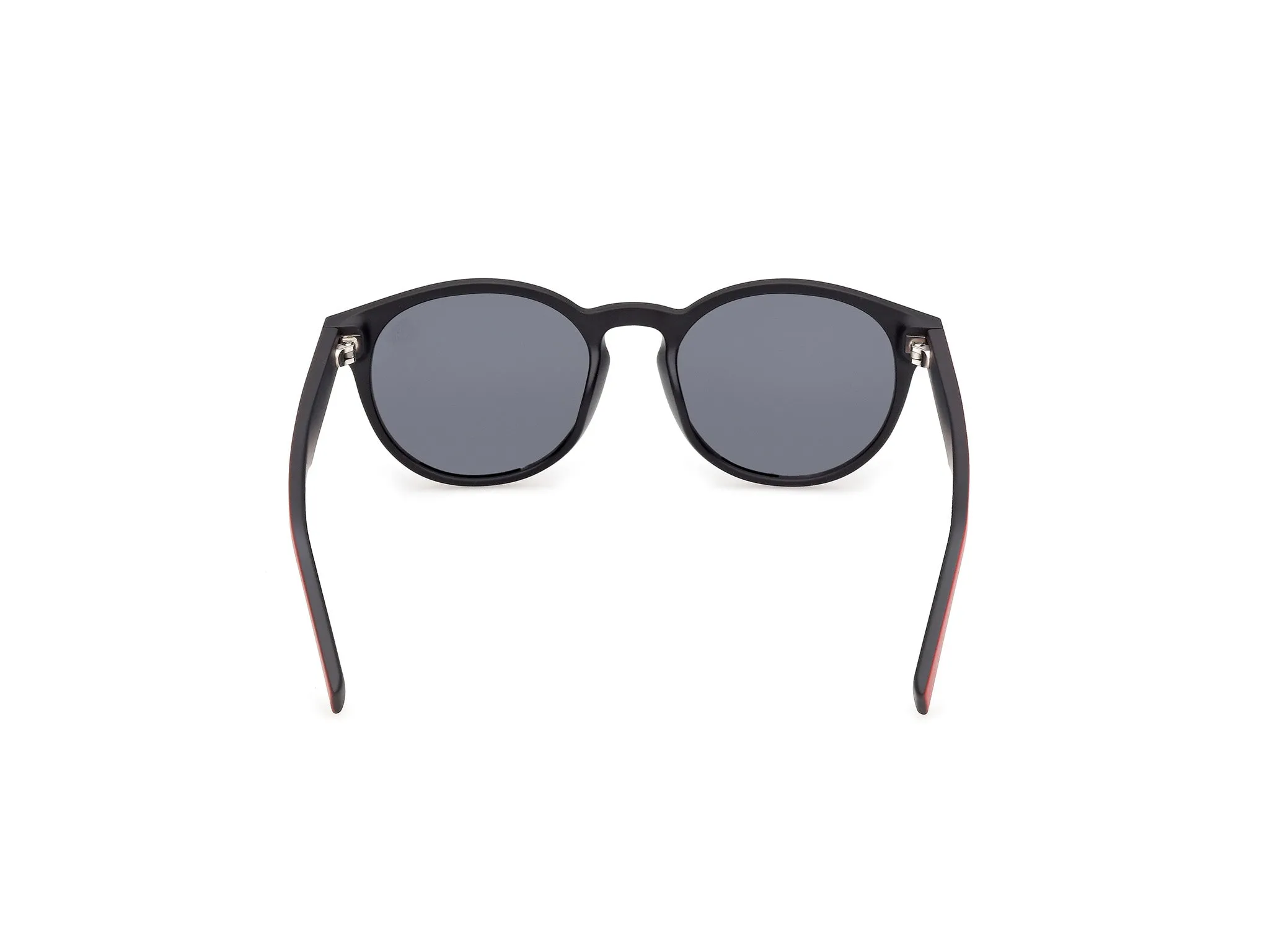 Timberland TB00077 67D Occhiali da sole Iniettato Rosso Fumo Rotonda Polarizzata - immagine 4
