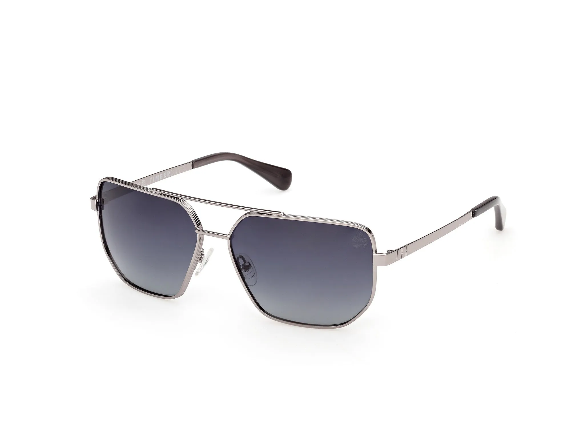 Timberland TB00076 08D Occhiali da sole Canna di fucile Fumo Squadrata Polarizzata - immagine 1