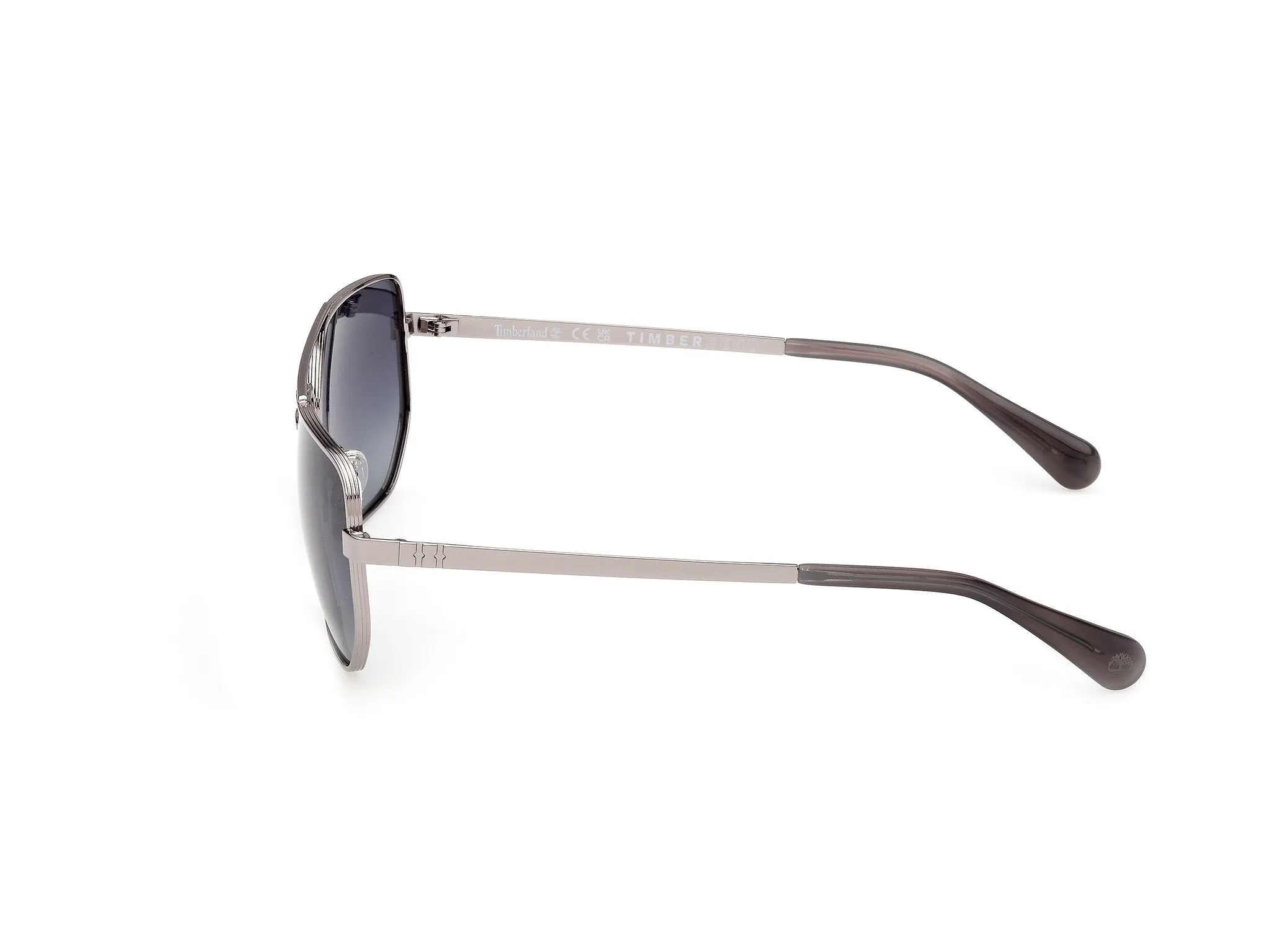 Timberland TB00076 08D Occhiali da sole Canna di fucile Fumo Squadrata Polarizzata - immagine 3