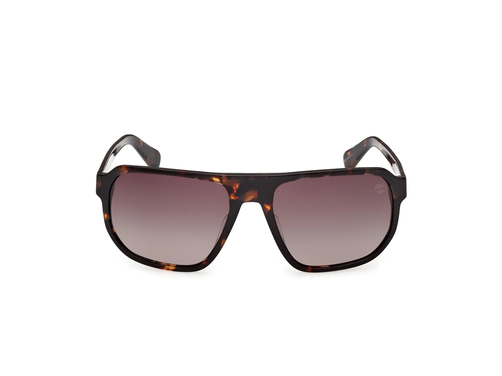Timberland TB00075 52H Occhiali da sole Acetato Havana Marrone Squadrata Polarizzata - immagine 2