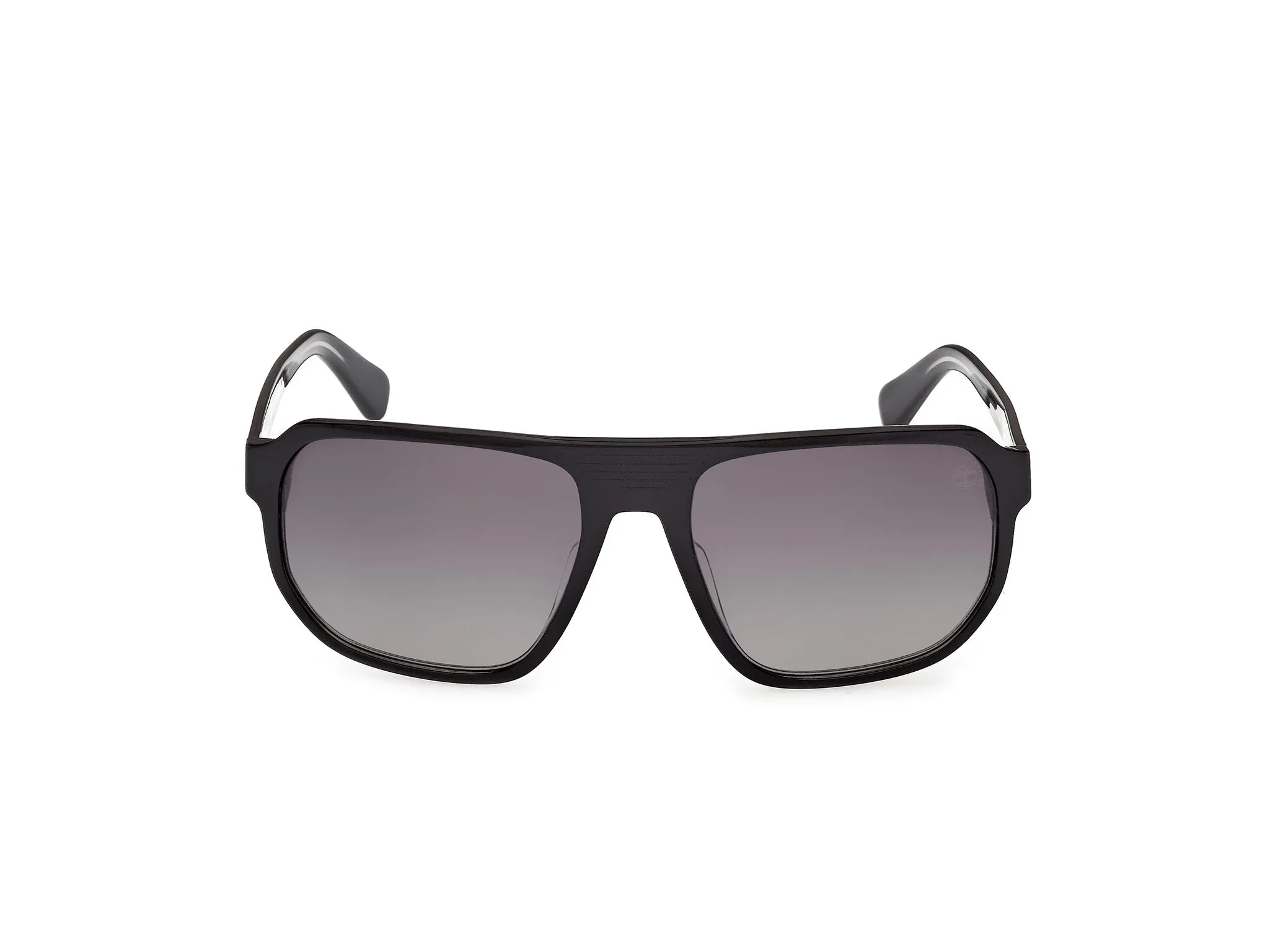 Timberland TB00075 01D Occhiali da sole Acetato Nero Fumo Squadrata Polarizzata - immagine 2