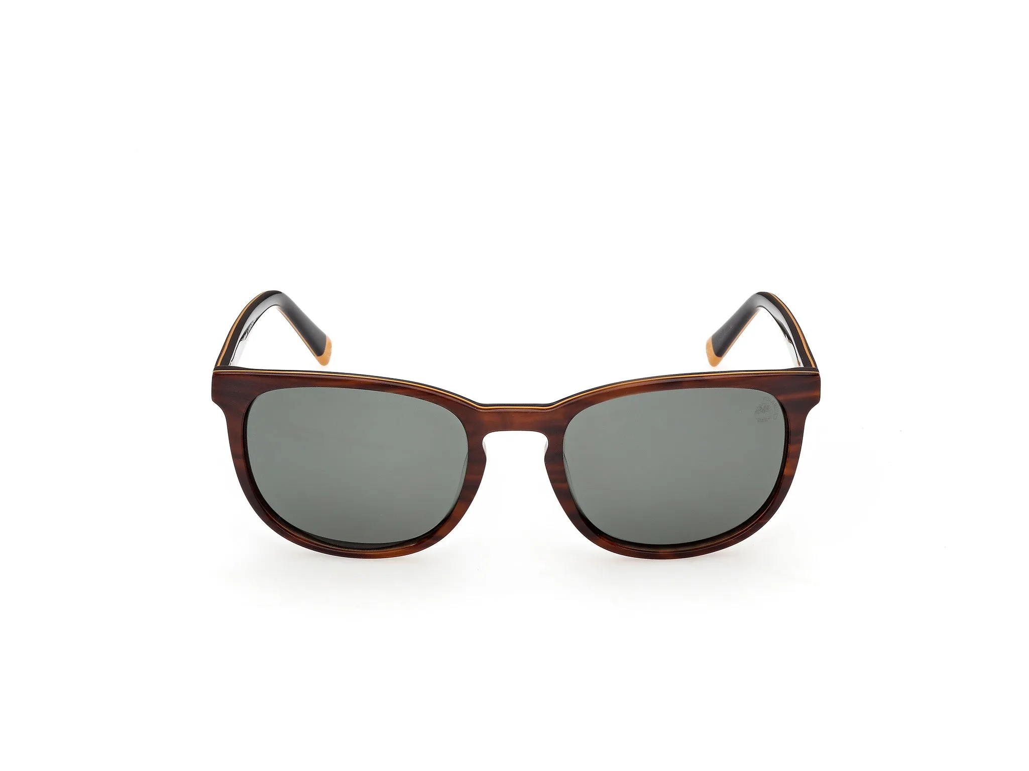 Timberland TB00074 62R Occhiali da sole Acetato Marrone Verde Rotonda Polarizzata - immagine 2