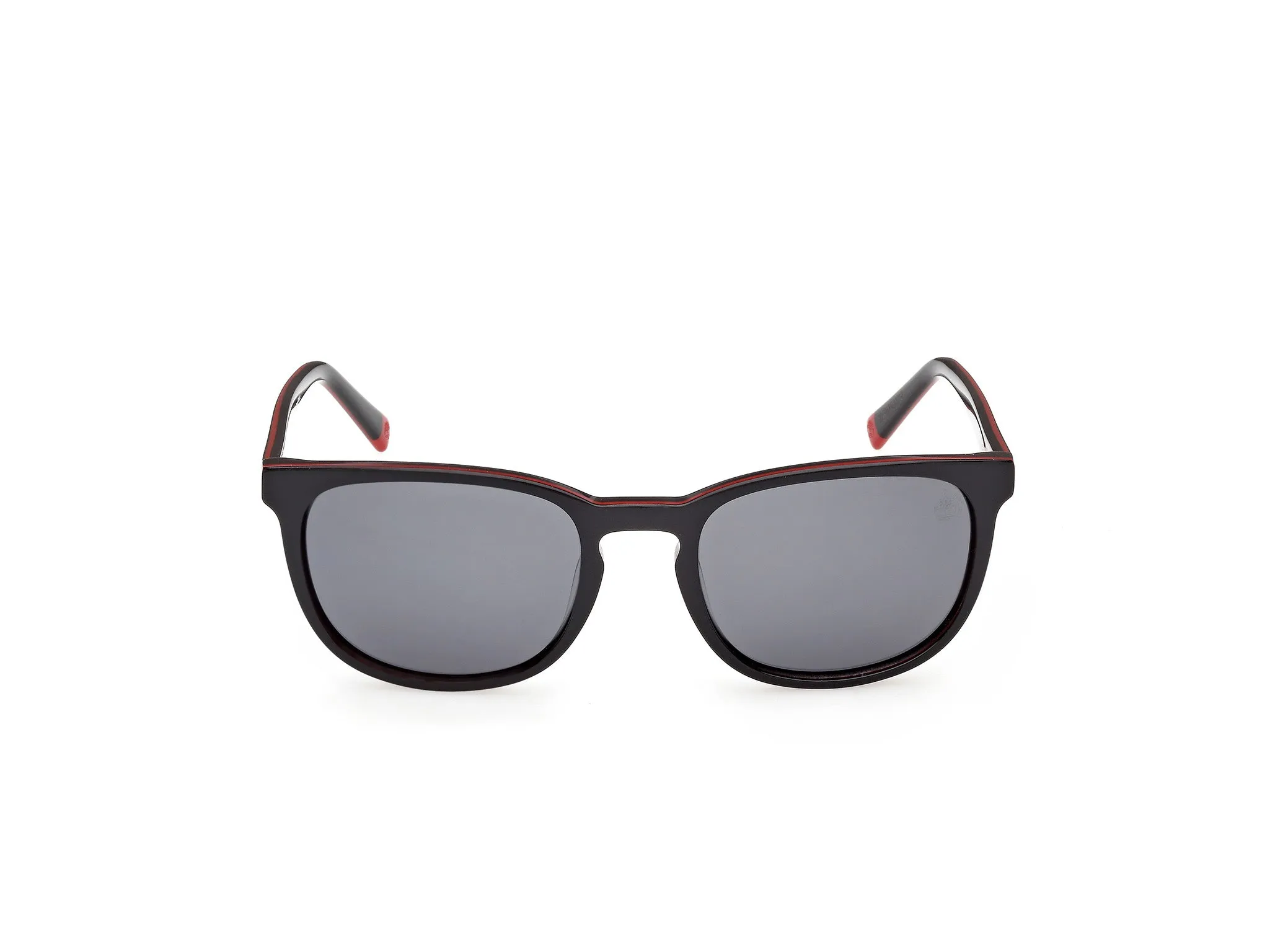 Timberland TB00074 01D Occhiali da sole Acetato Nero Fumo Rotonda Polarizzata - immagine 2