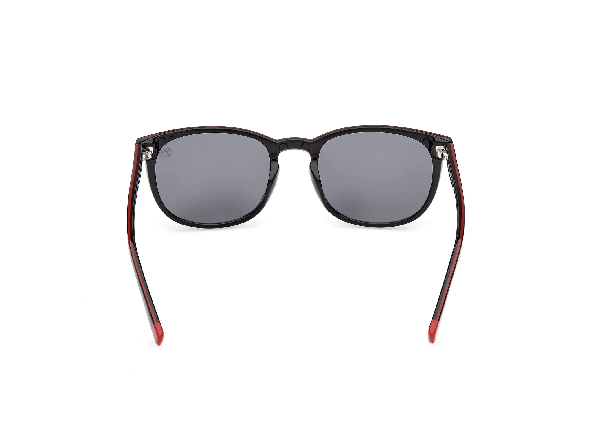 Timberland TB00074 01D Occhiali da sole Acetato Nero Fumo Rotonda Polarizzata - immagine 4