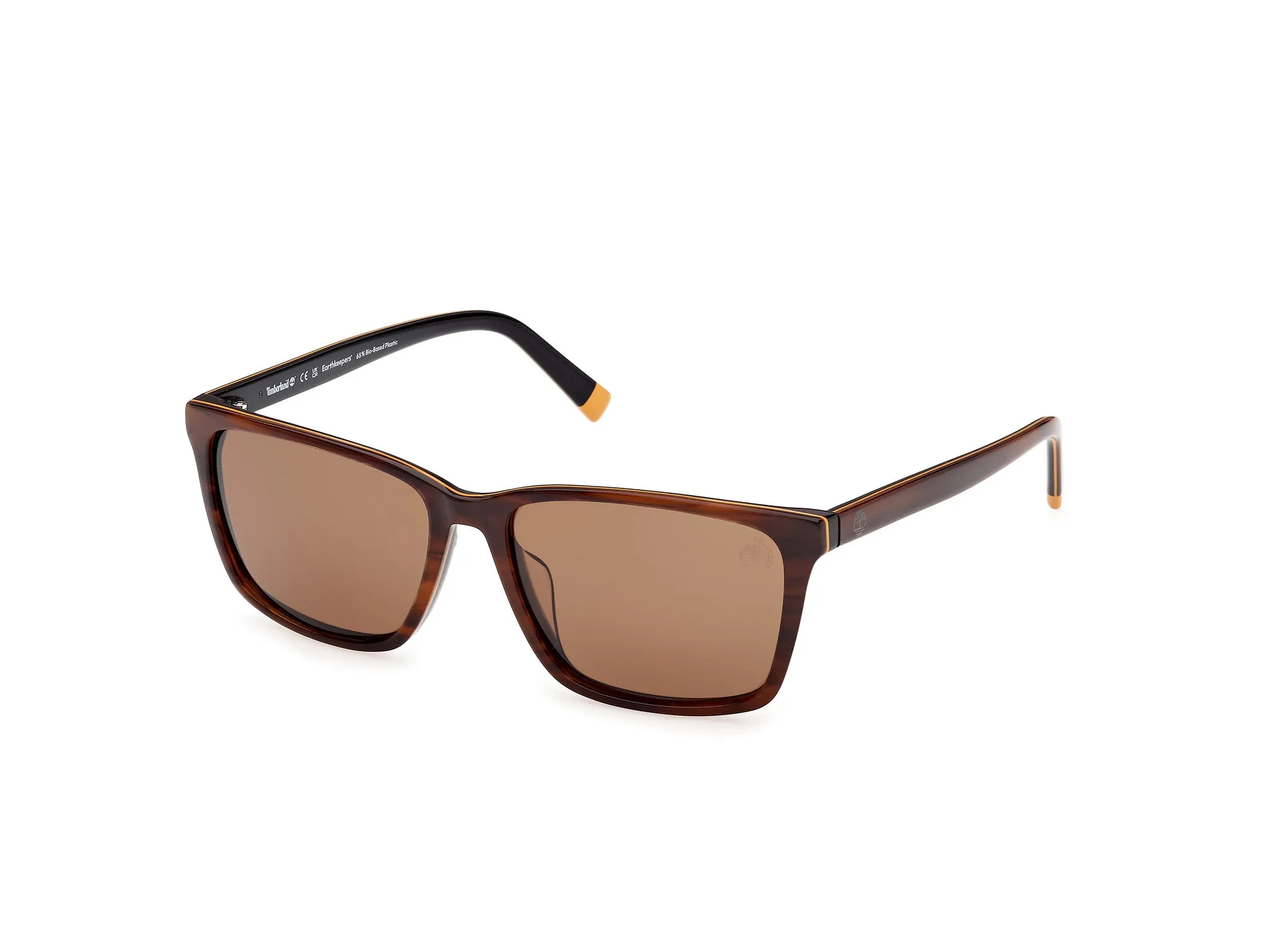 Timberland TB00073-H 62H Occhiali da sole Acetato Marrone Marrone Squadrata Polarizzata - immagine 1