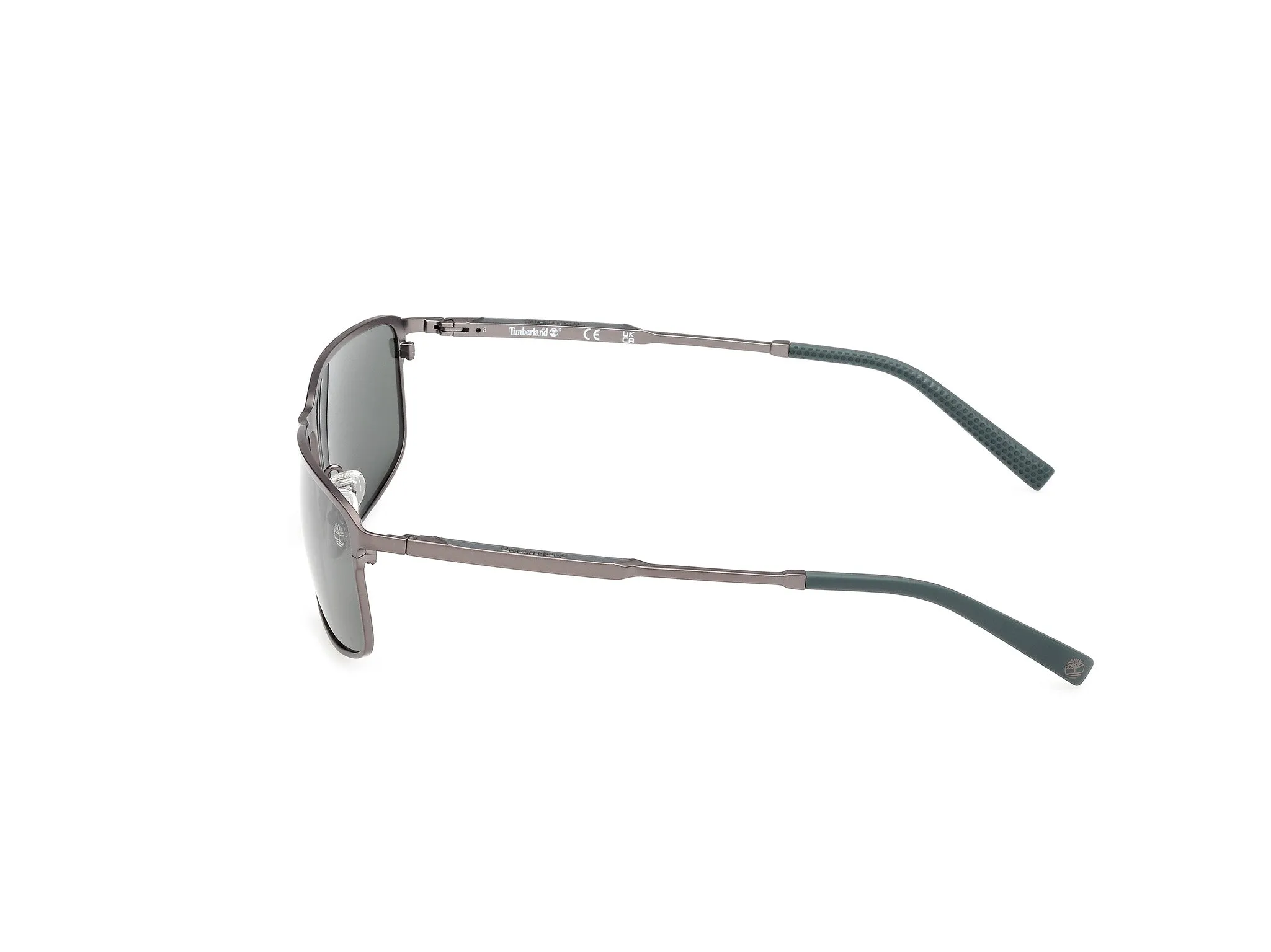 Timberland TB00072 09R Occhiali da sole Canna di fucile Verde Squadrata Polarizzata - immagine 3