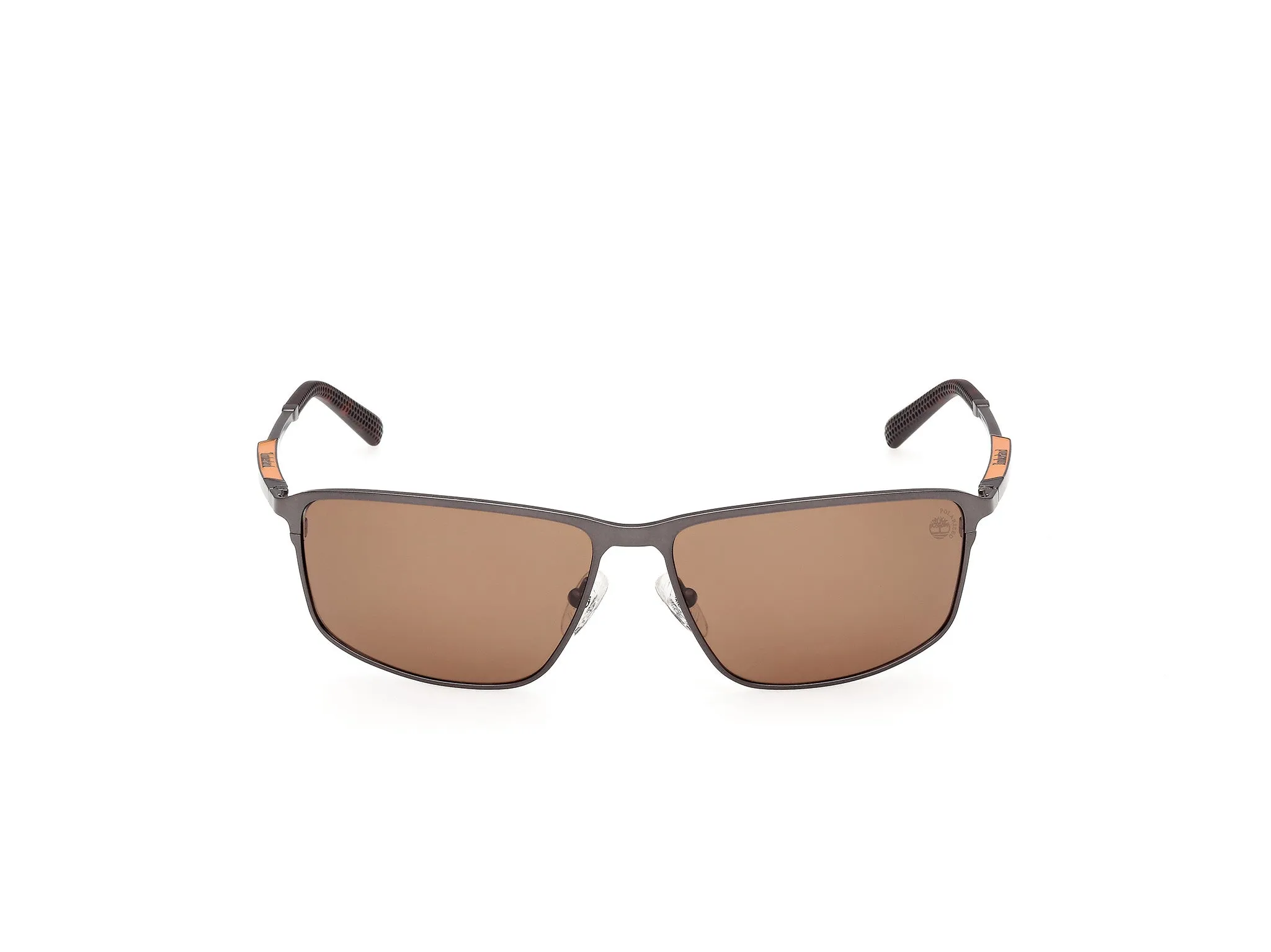 Timberland TB00072 09H Occhiali da sole Grigio Marrone Squadrata Polarizzata - immagine 2