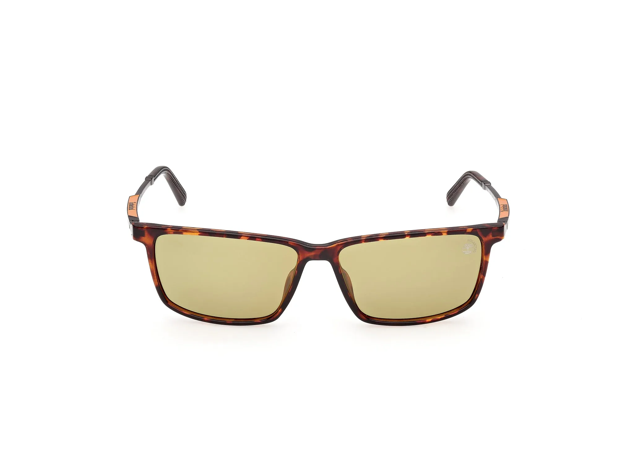 Timberland TB00071 52H Occhiali da sole Iniettato Havana Marrone Squadrata Polarizzata - immagine 2