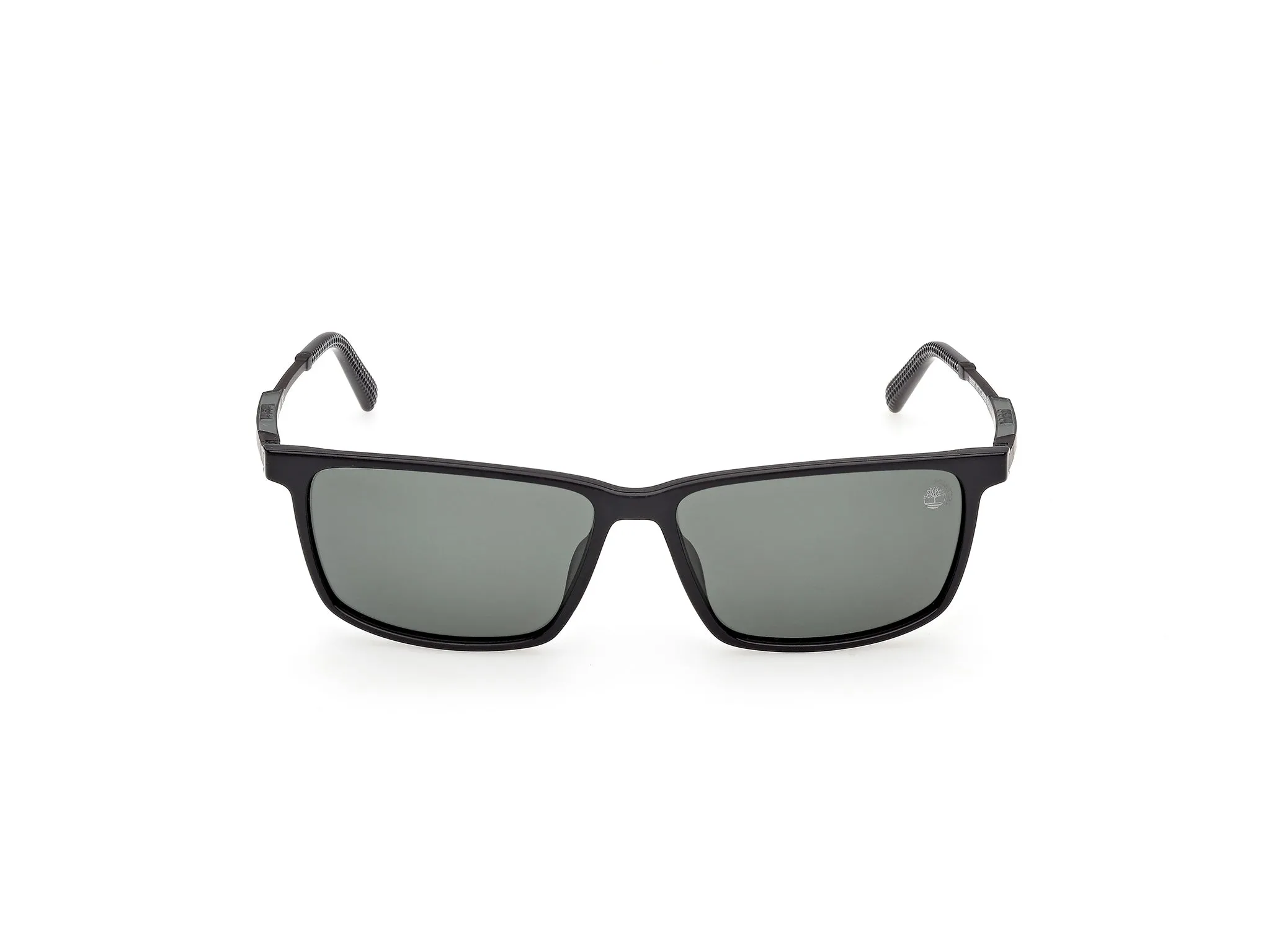 Timberland TB00071 01R Occhiali da sole Iniettato Nero Verde Squadrata Polarizzata - immagine 2