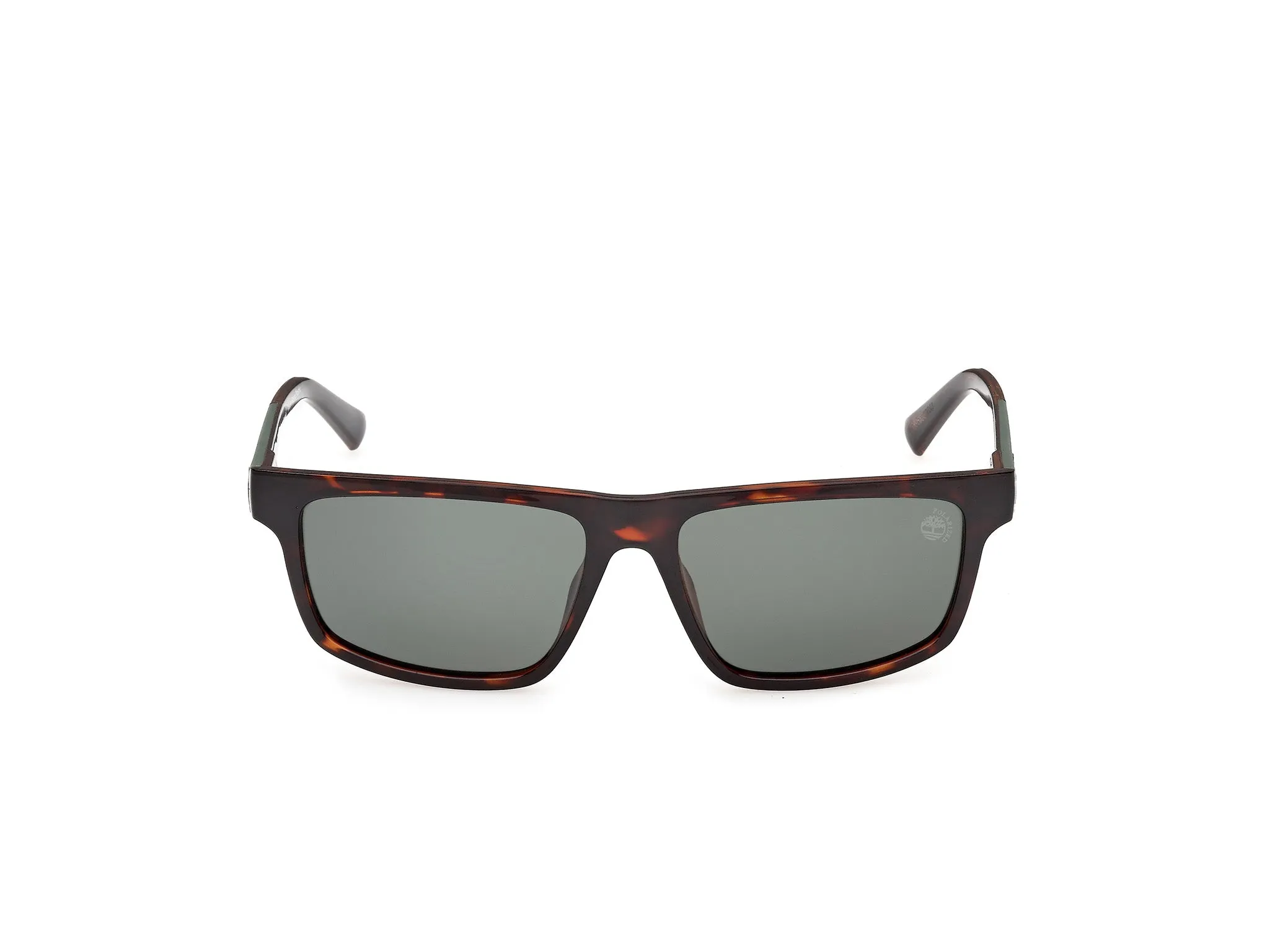 Timberland TB00070 52R Occhiali da sole Iniettato Havana Verde Squadrata Polarizzata - immagine 2