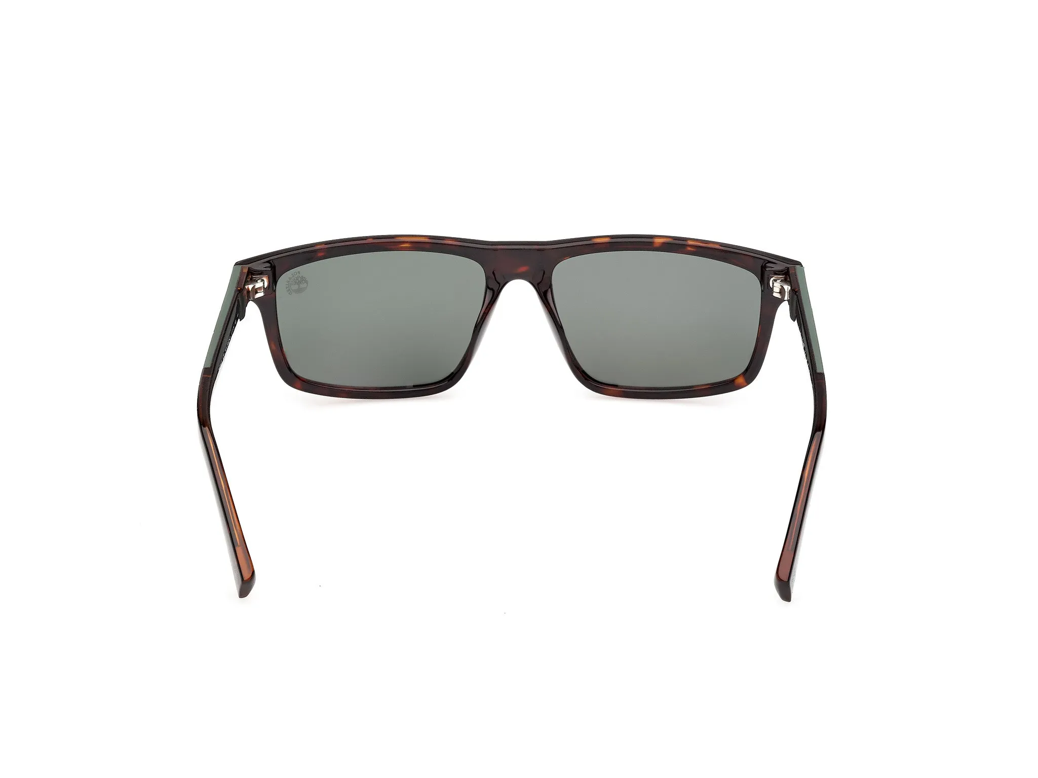 Timberland TB00070 52R Occhiali da sole Iniettato Havana Verde Squadrata Polarizzata - immagine 4
