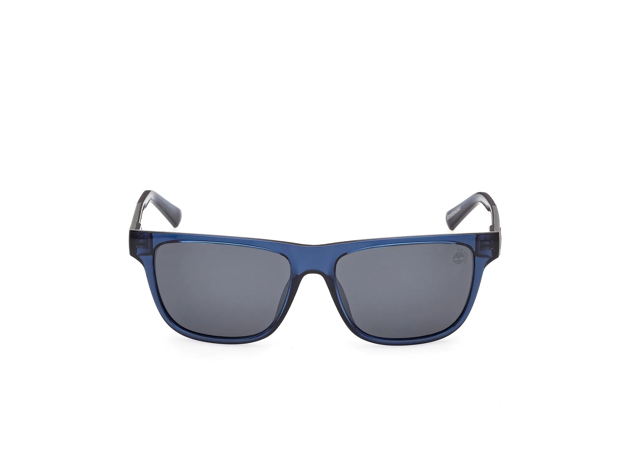Timberland TB00069 90D Occhiali da sole Iniettato Blu Fumo Squadrata Polarizzata - immagine 2