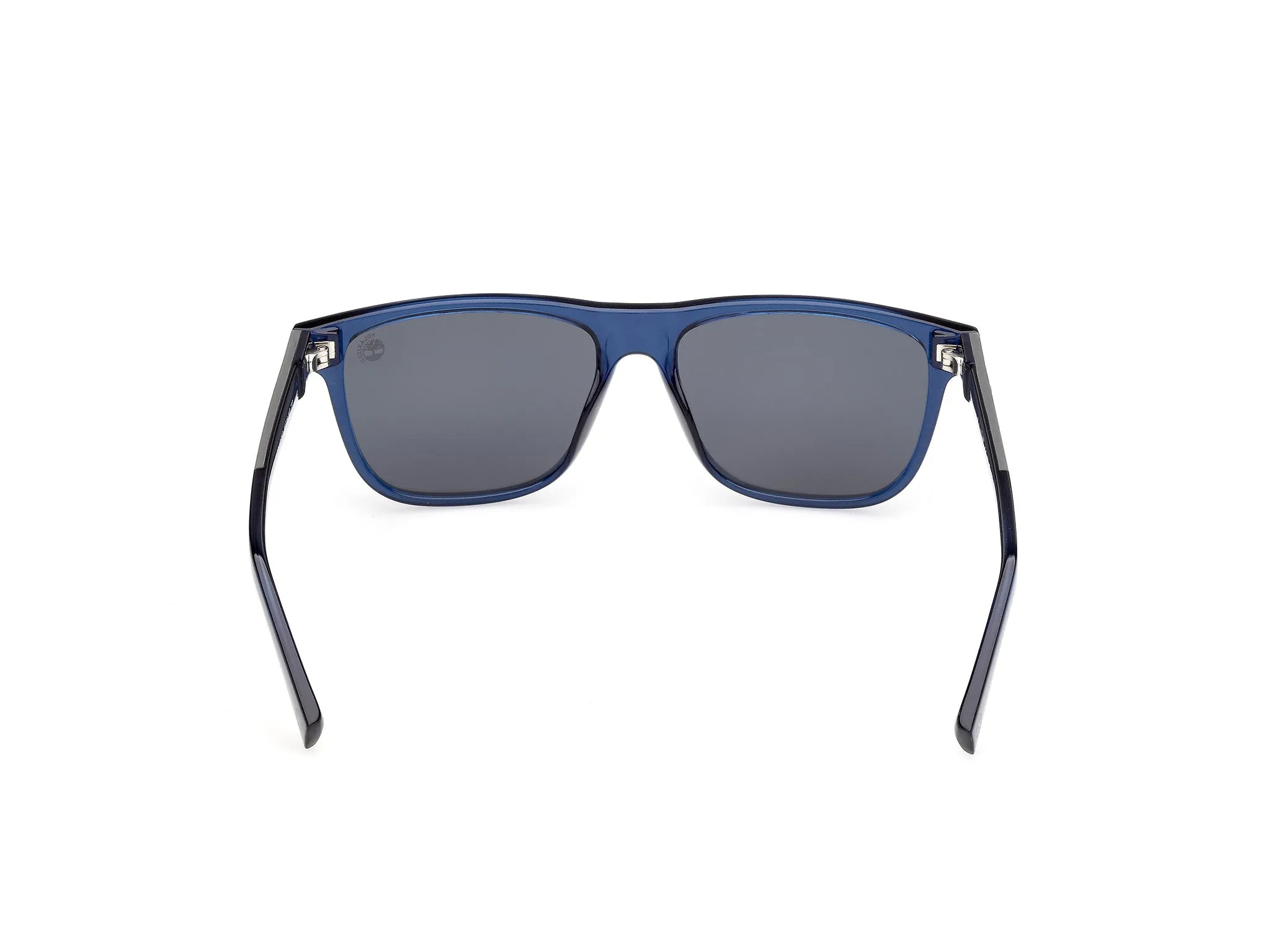 Timberland TB00069 90D Occhiali da sole Iniettato Blu Fumo Squadrata Polarizzata - immagine 4