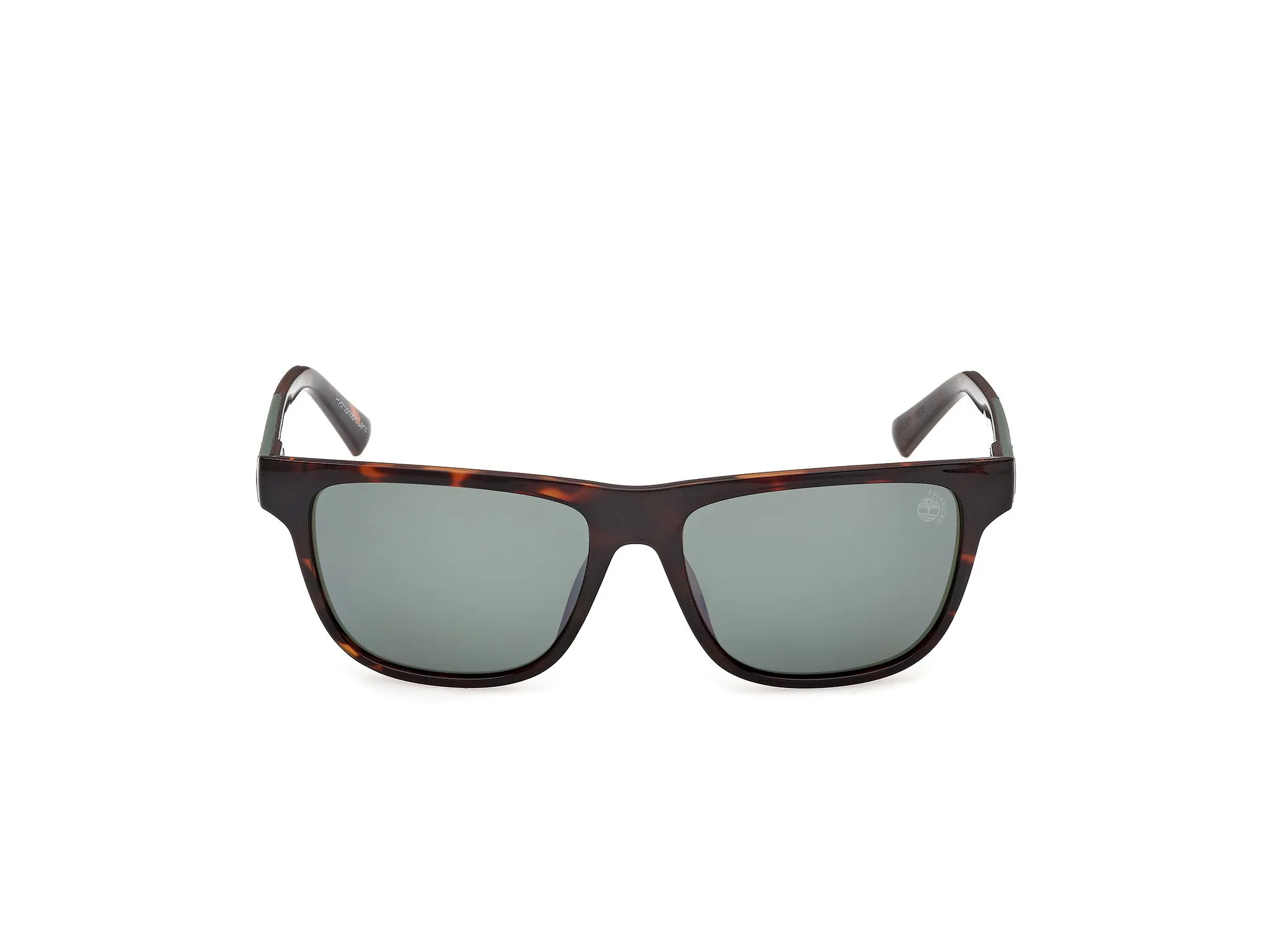 Timberland TB00069 52R Occhiali da sole Iniettato Havana Verde Squadrata Polarizzata - immagine 2