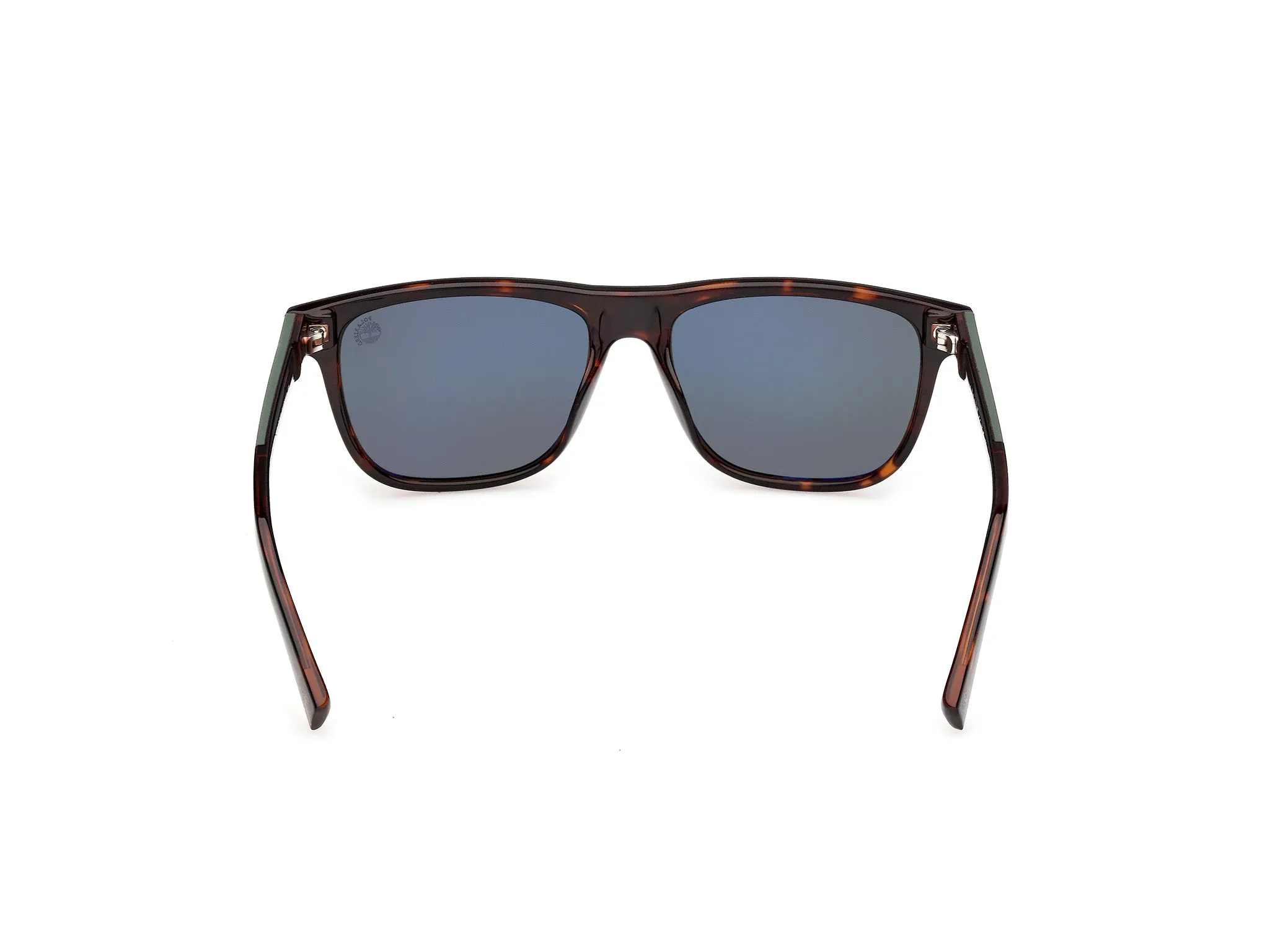 Timberland TB00069 52R Occhiali da sole Iniettato Havana Verde Squadrata Polarizzata - immagine 4