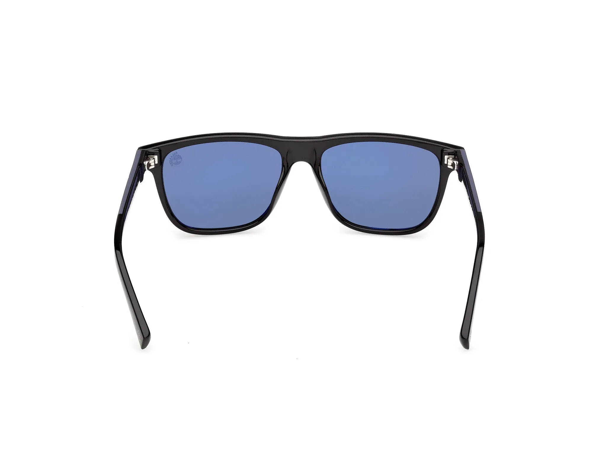 Timberland TB00069 01D Occhiali da sole Iniettato Nero Blu Squadrata Polarizzata - immagine 4