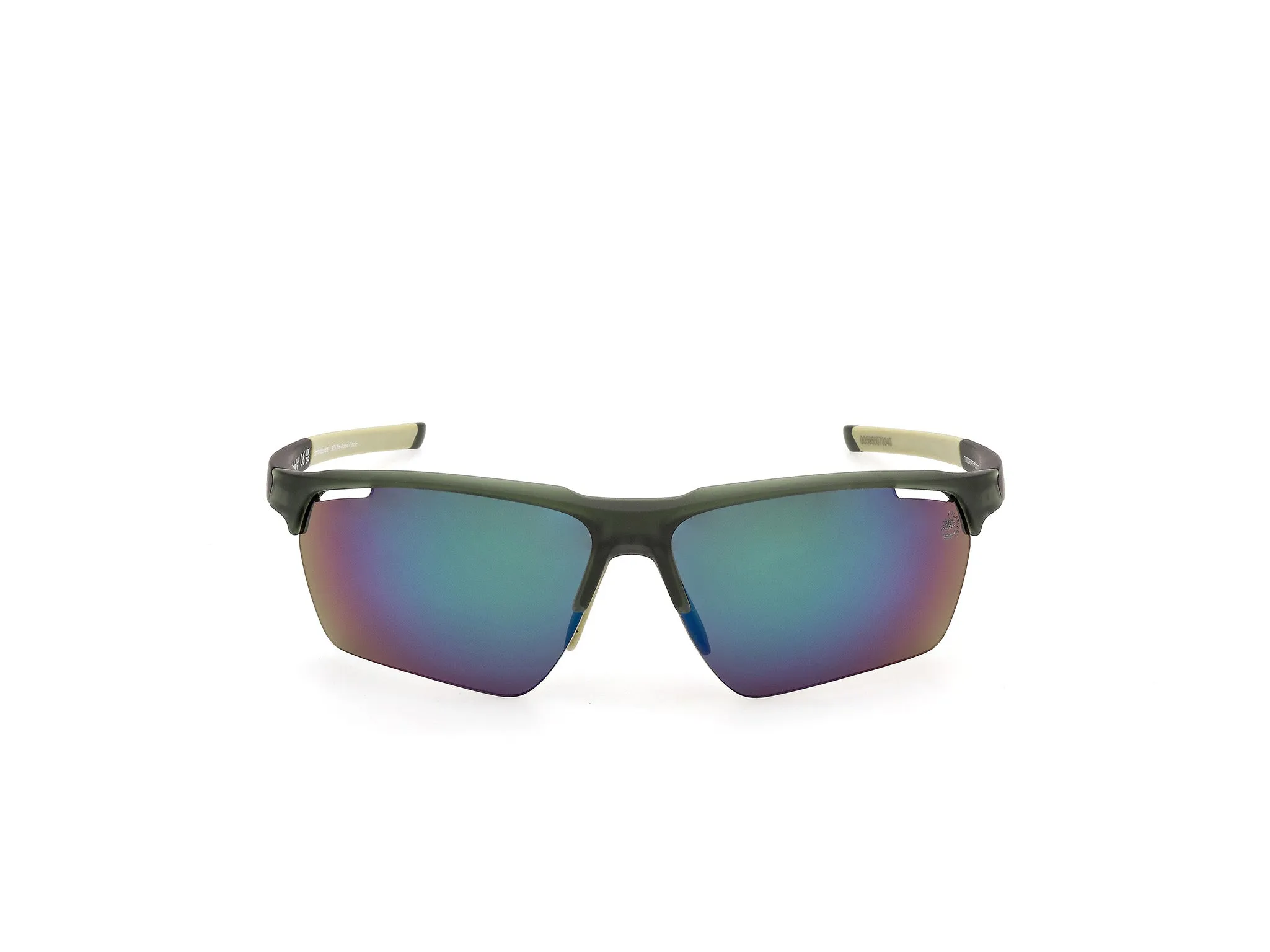 Timberland TB00068 97R Occhiali da sole Iniettato Verde Verde Squadrata Polarizzata - immagine 2