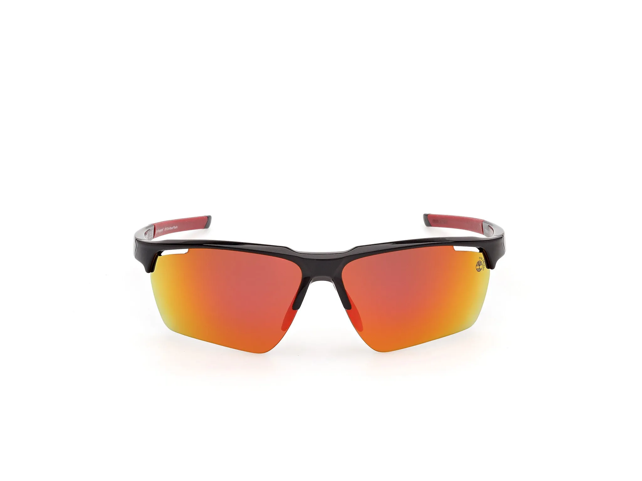 Timberland TB00068 01D Occhiali da sole Iniettato Nero Fumo Squadrata Polarizzata - immagine 2