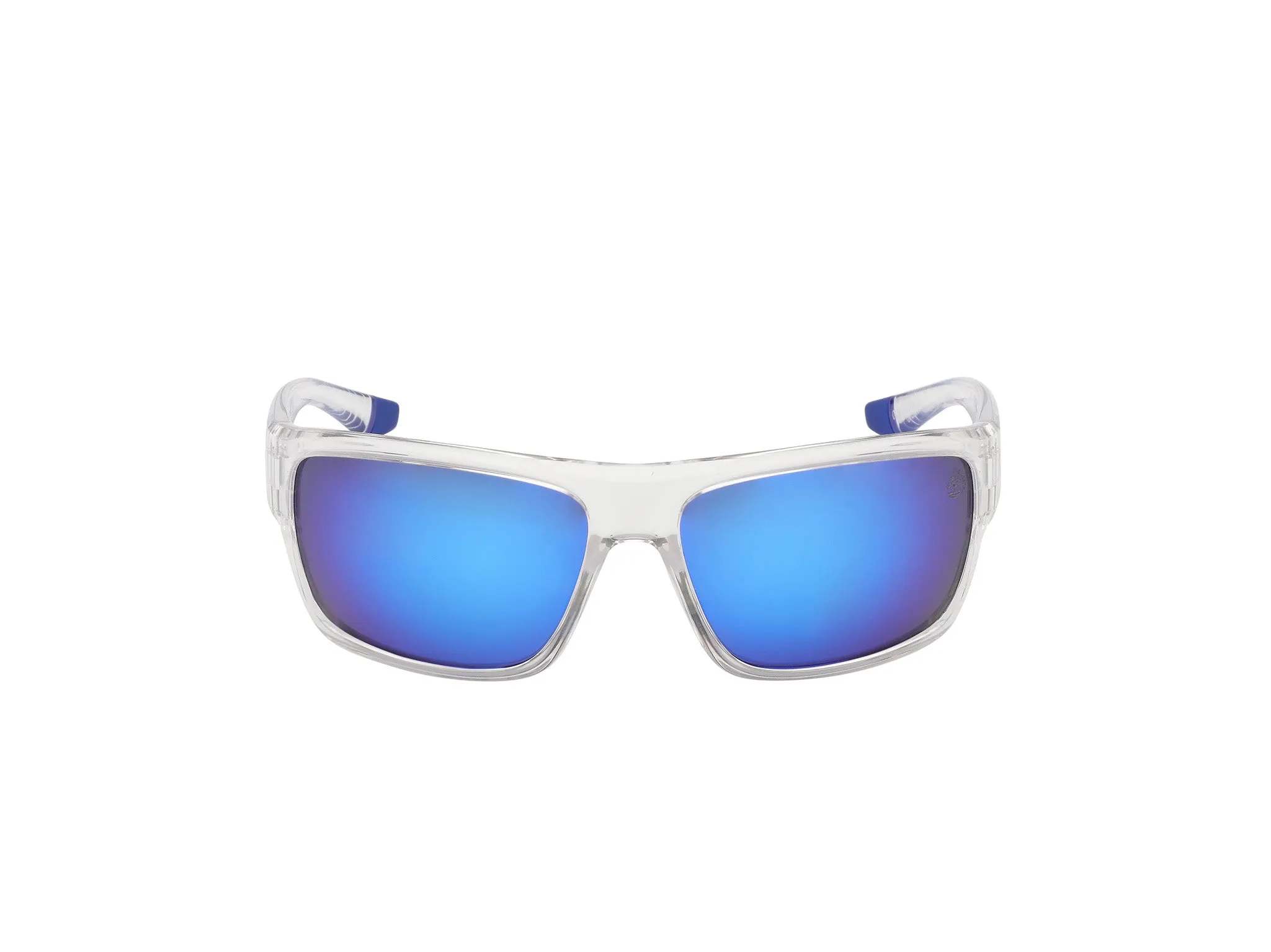 Timberland TB00067 26D Occhiali da sole Iniettato Trasparente Fumo Squadrata Polarizzata - immagine 2