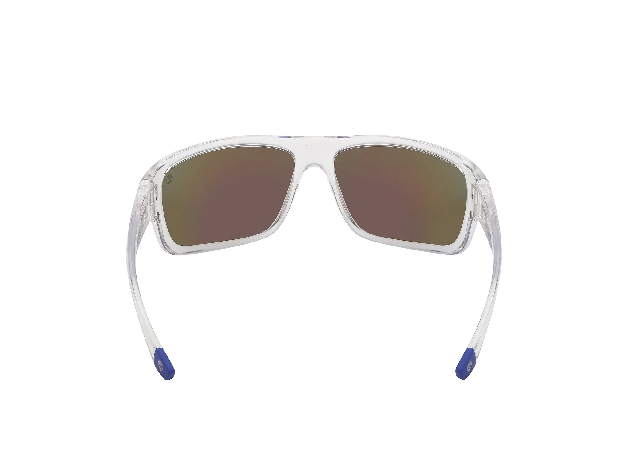 Timberland TB00067 26D Occhiali da sole Iniettato Trasparente Fumo Squadrata Polarizzata - immagine 4