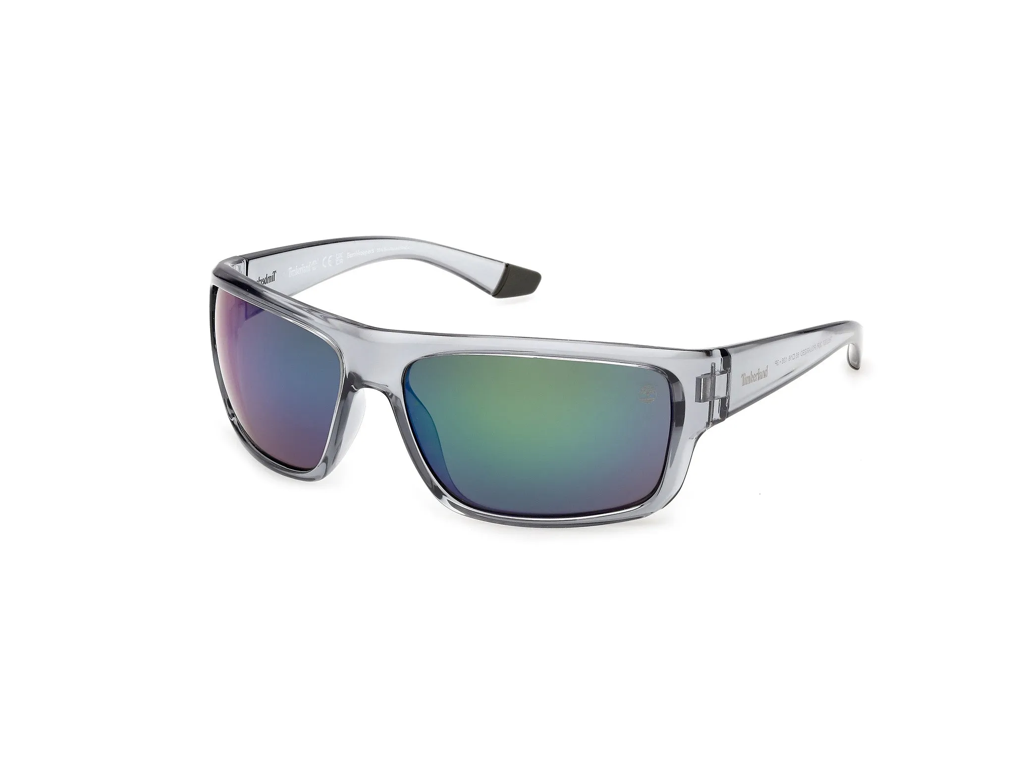 Timberland TB00067 20R Occhiali da sole Iniettato Grigio Verde Squadrata Polarizzata - immagine 1
