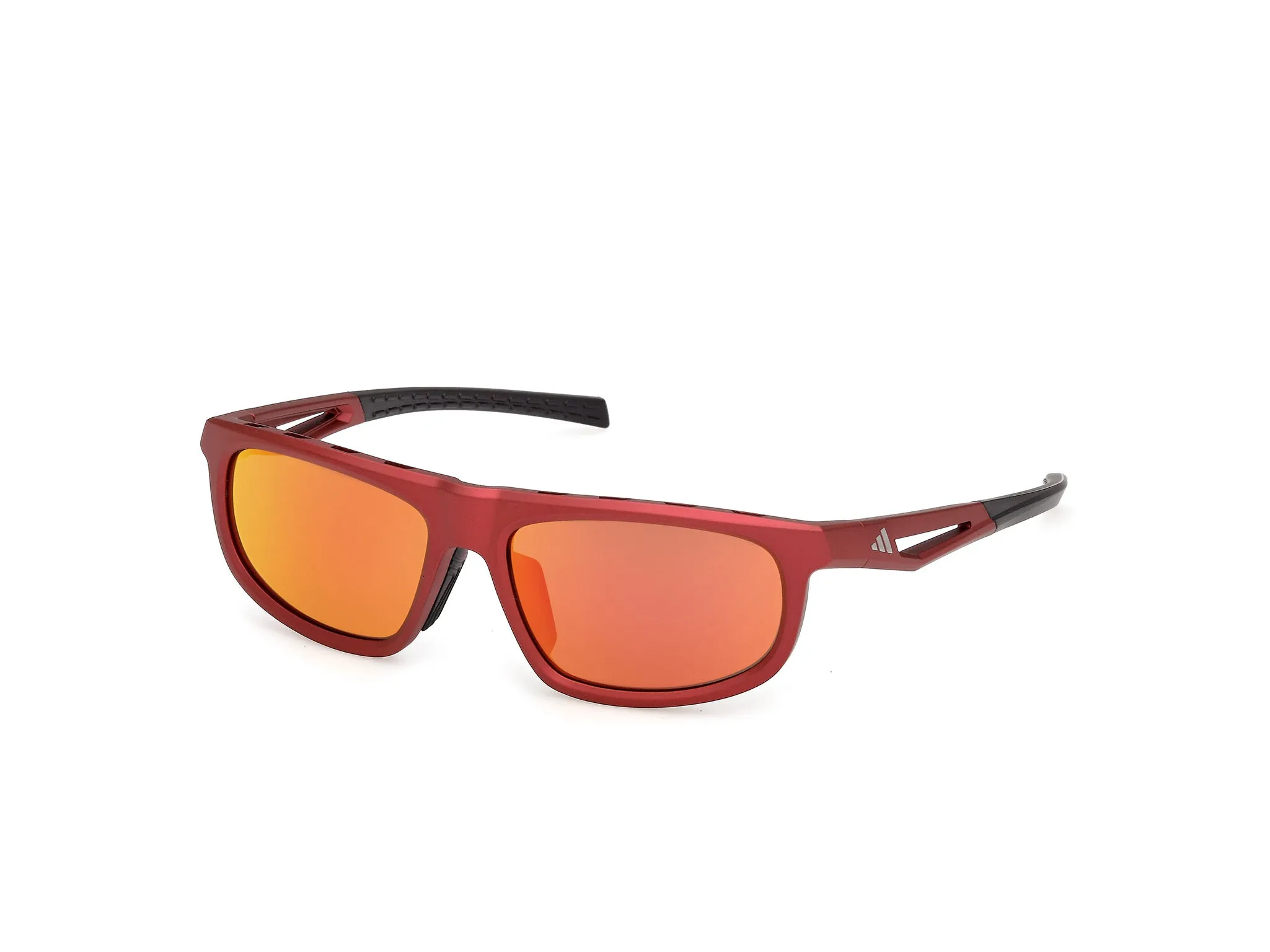Adidas Sport SP0126 DROMEAS 67L Occhiali da sole Iniettato Rosso Roviex Geometrica Normale - immagine 1