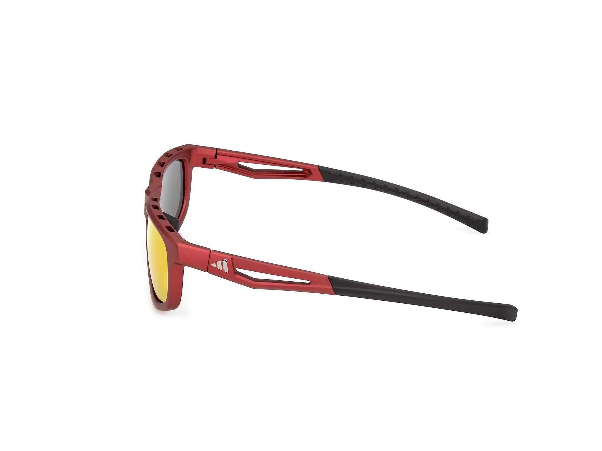 Adidas Sport SP0126 DROMEAS 67L Occhiali da sole Iniettato Rosso Roviex Geometrica Normale - immagine 3