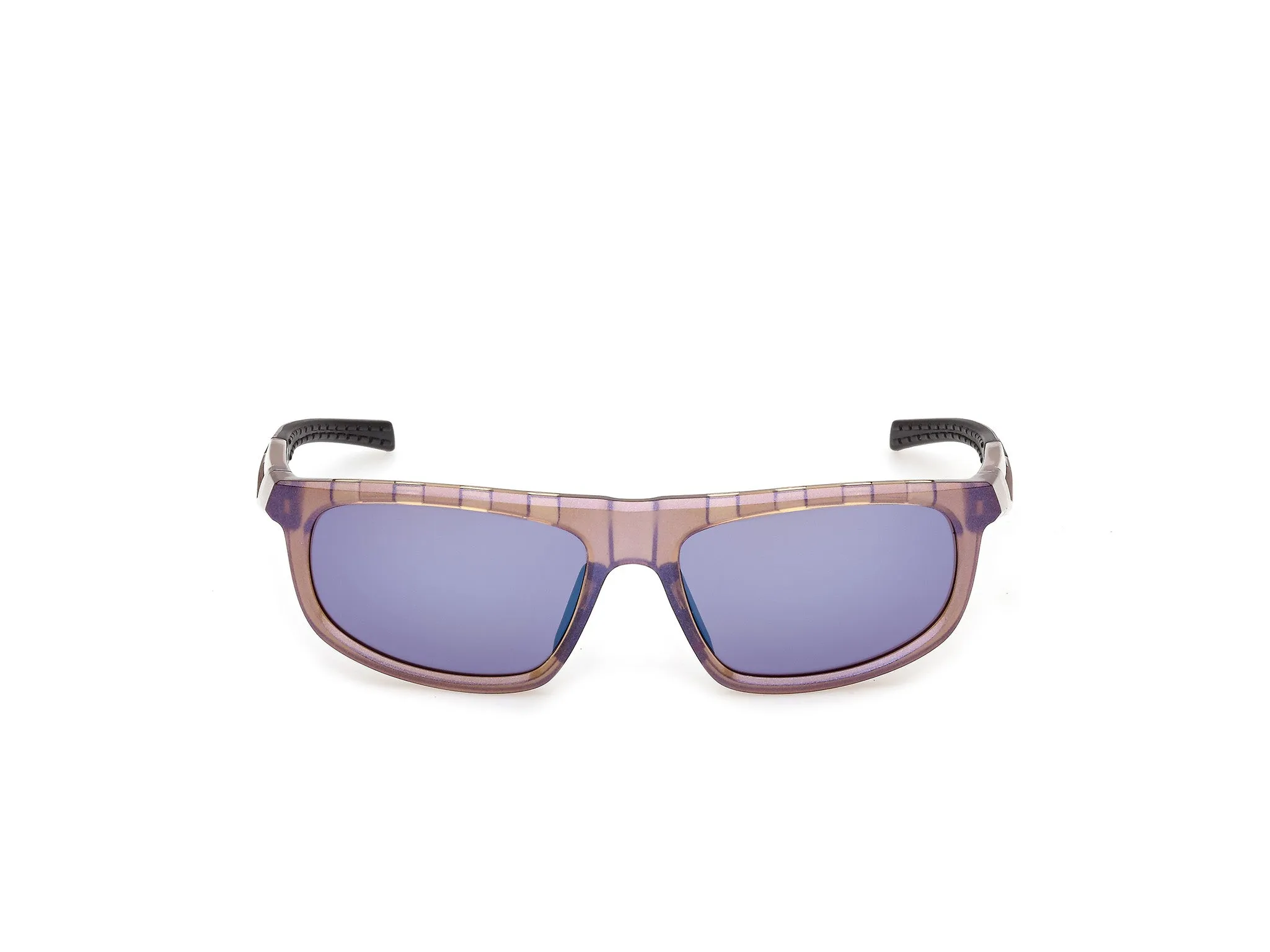 Adidas Sport SP0126 DROMEAS 47Z Occhiali da sole Iniettato Marrone Viola Geometrica Normale - immagine 2