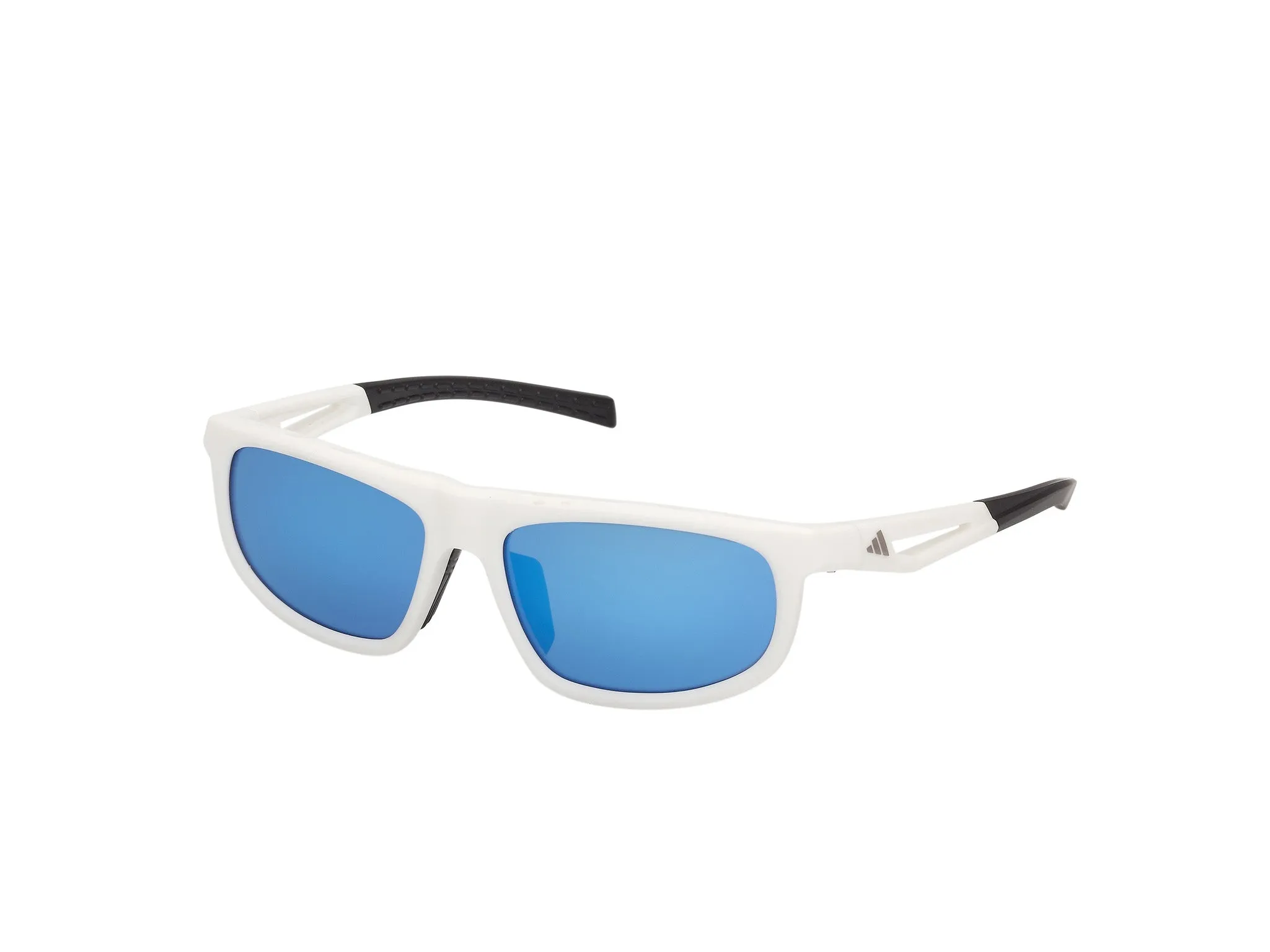 Adidas Sport SP0126 DROMEAS 21X Occhiali da sole Iniettato Bianco Blu Geometrica Normale - immagine 1