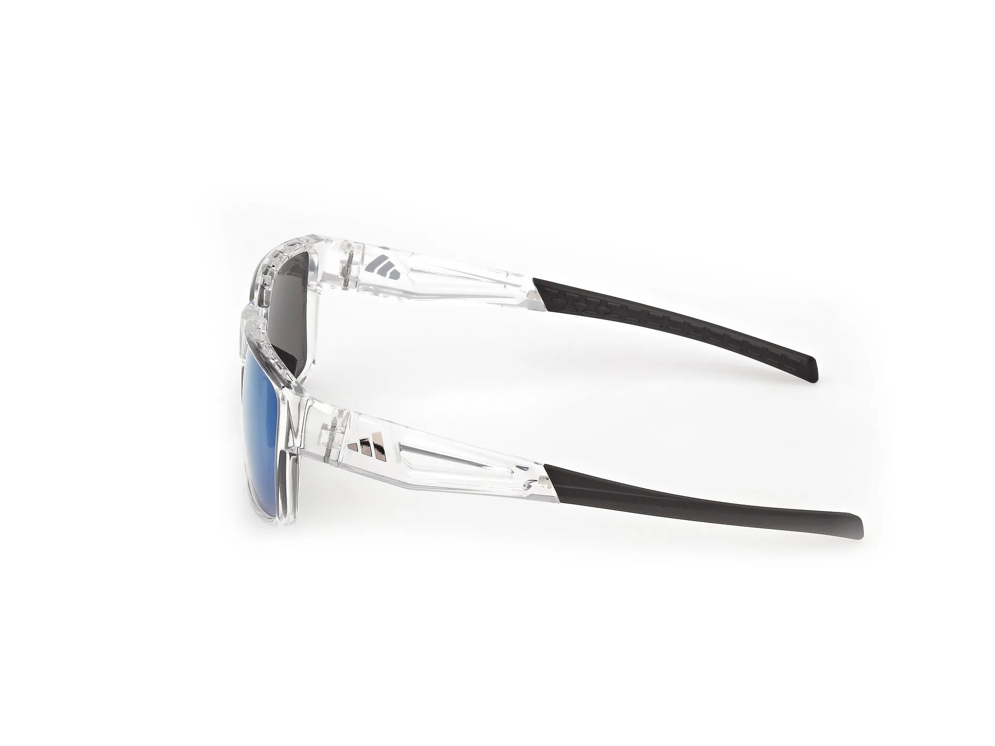 Adidas Sport SP0125 KLEON 26X Occhiali da sole Iniettato Trasparente Blu Squadrata Normale - immagine 3