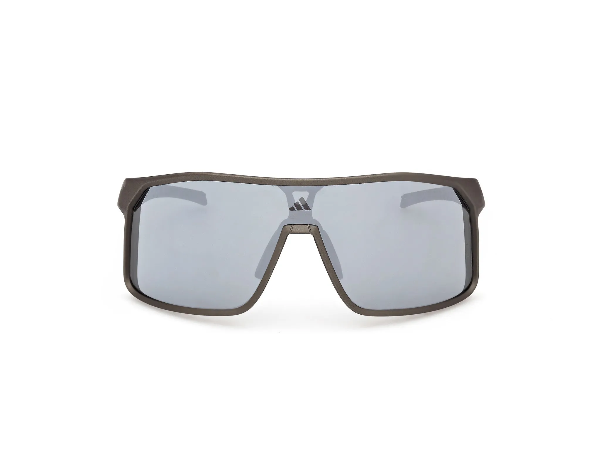 Adidas Sport SP0124 ALKATOR 97C Occhiali da sole Iniettato Verde Fumo Maschera Normale - immagine 2
