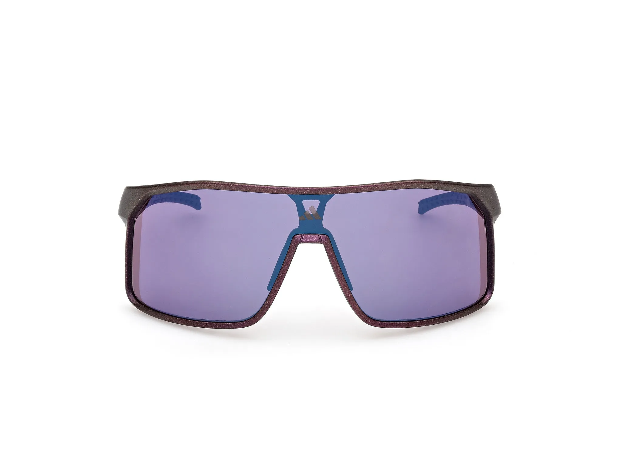Adidas Sport SP0124 ALKATOR 82Z Occhiali da sole Iniettato Viola Viola Maschera Normale - immagine 2