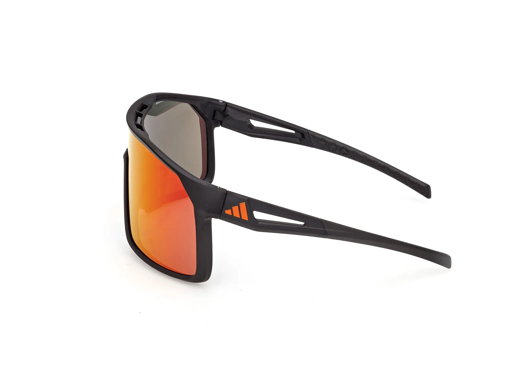 Adidas Sport SP0124 ALKATOR 02L Occhiali da sole Iniettato Nero Roviex Maschera Normale - immagine 3