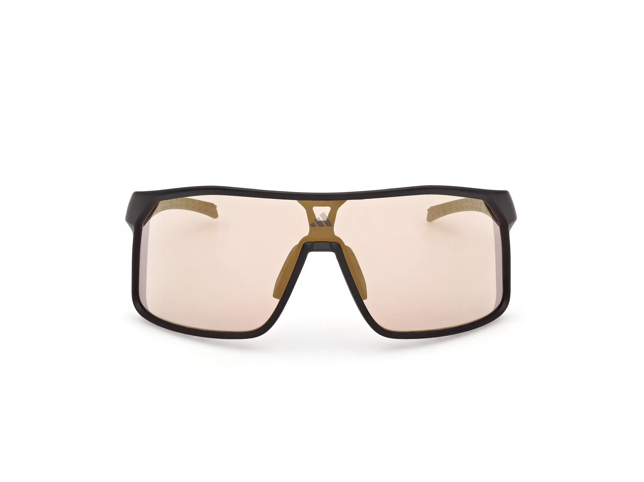 Adidas Sport SP0124 ALKATOR 02G Occhiali da sole Iniettato Nero Marrone Maschera Normale - immagine 2