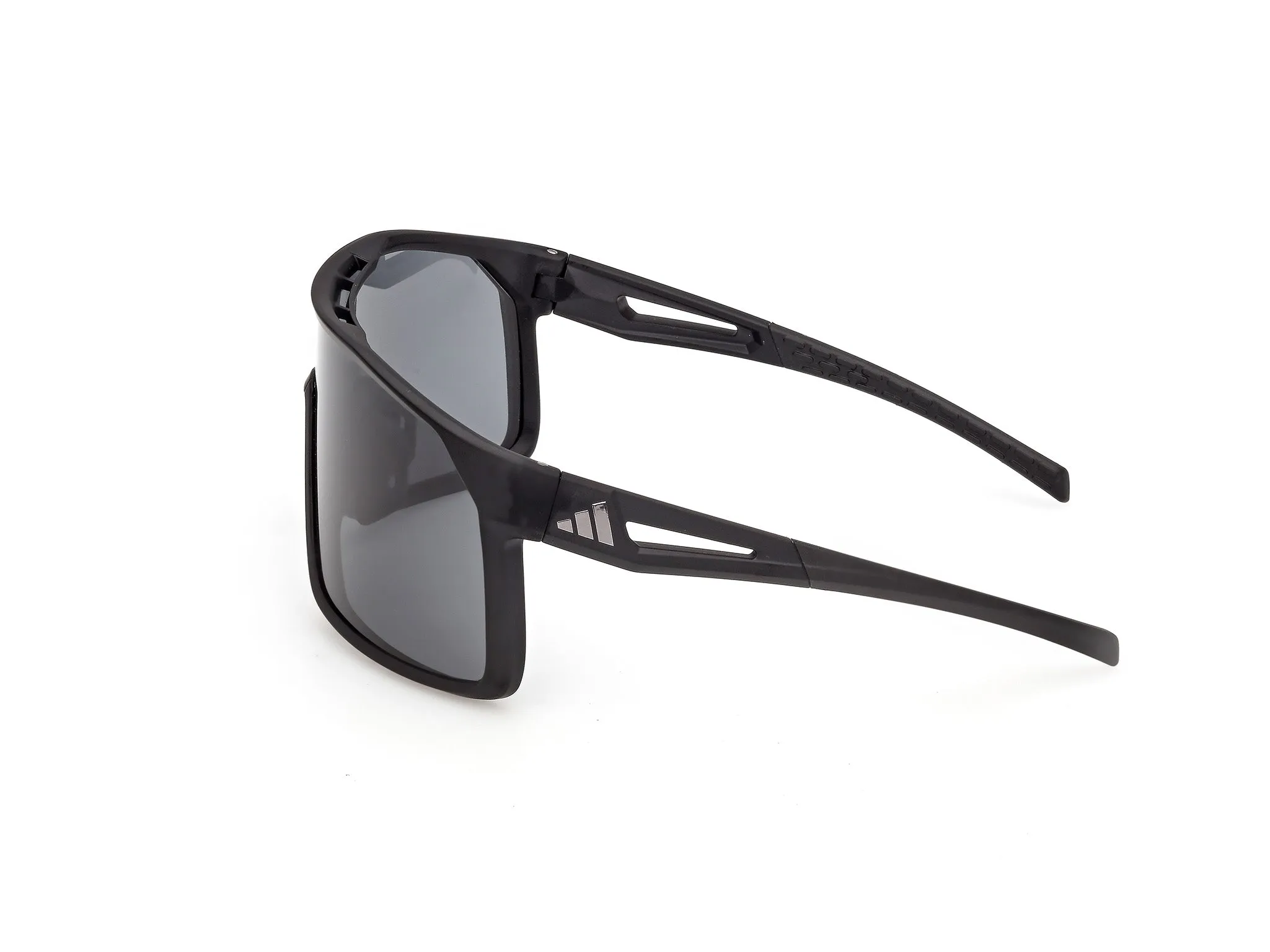 Adidas Sport SP0124 ALKATOR 02A Occhiali da sole Iniettato Nero Fumo Maschera Normale - immagine 3